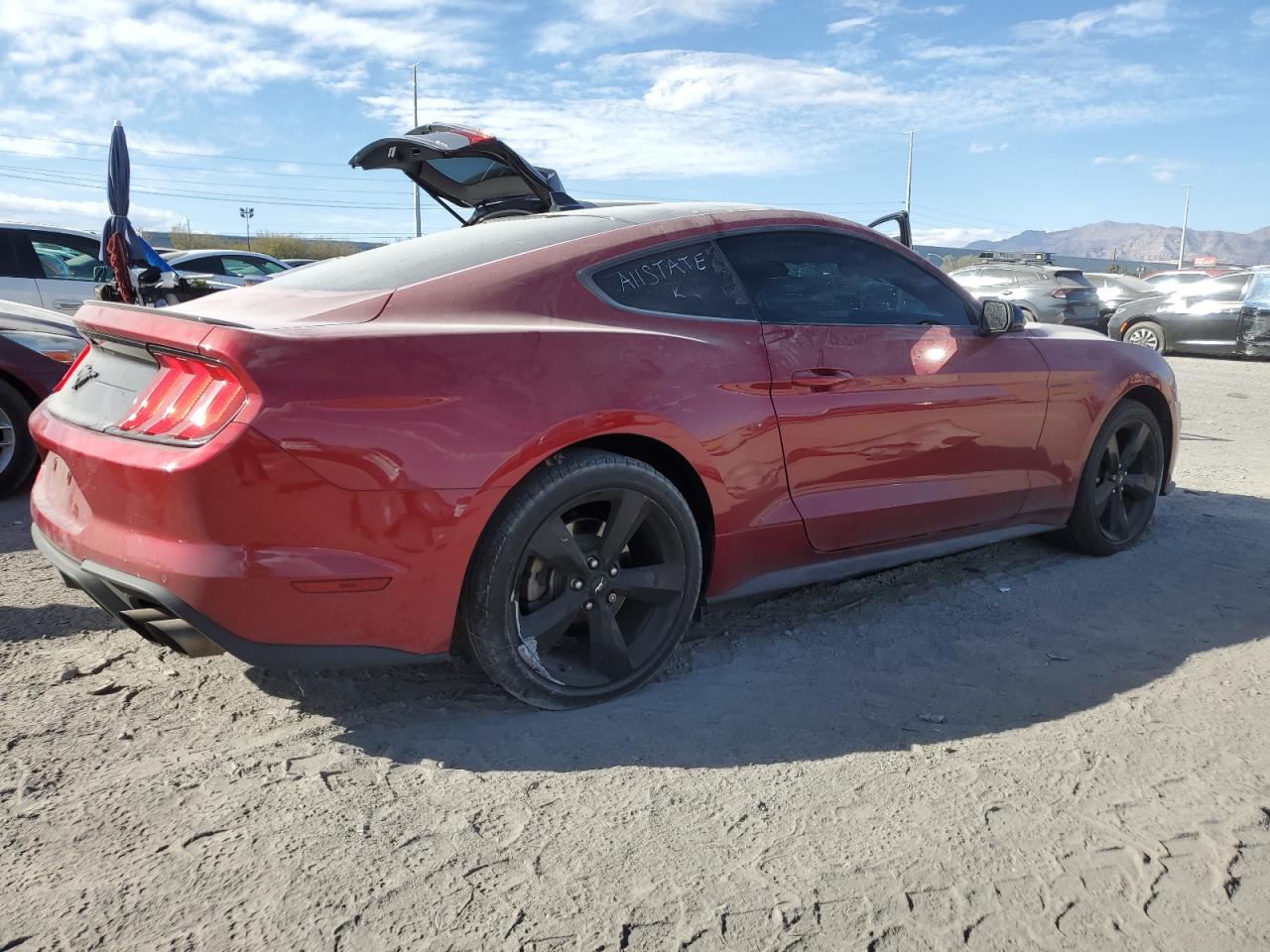 2021 Ford Mustang VIN 1FA6P8TH4M5109355 Copart auction photo, front end damage thumbnail 3