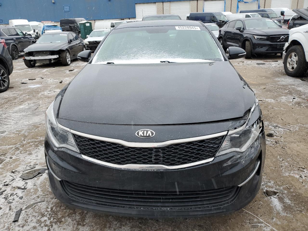 2018 KIA Optima VIN 5XXGT4L34JG197435 Copart auction photo, front end / rear end damage thumbnail 5