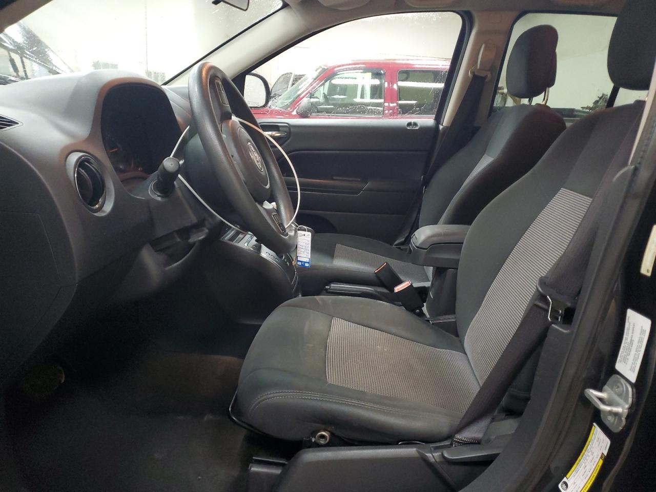 2014 Jeep Compass VIN 1C4NJDBBXED593312 Copart auction photo, front end damage thumbnail 7
