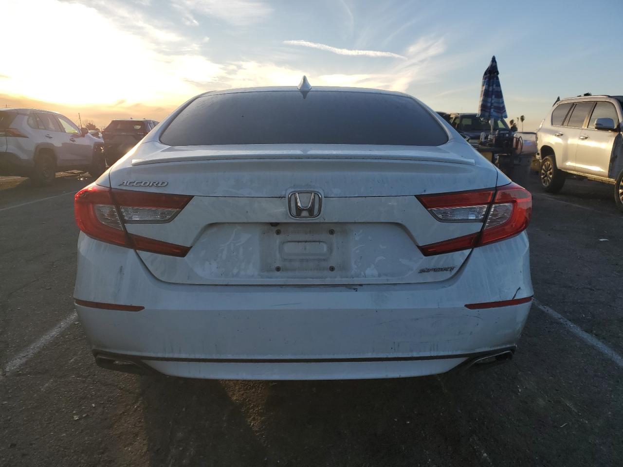 2019 Honda Accord VIN 1HGCV1F37KA009346 Copart auction photo, front end / side damage thumbnail 6