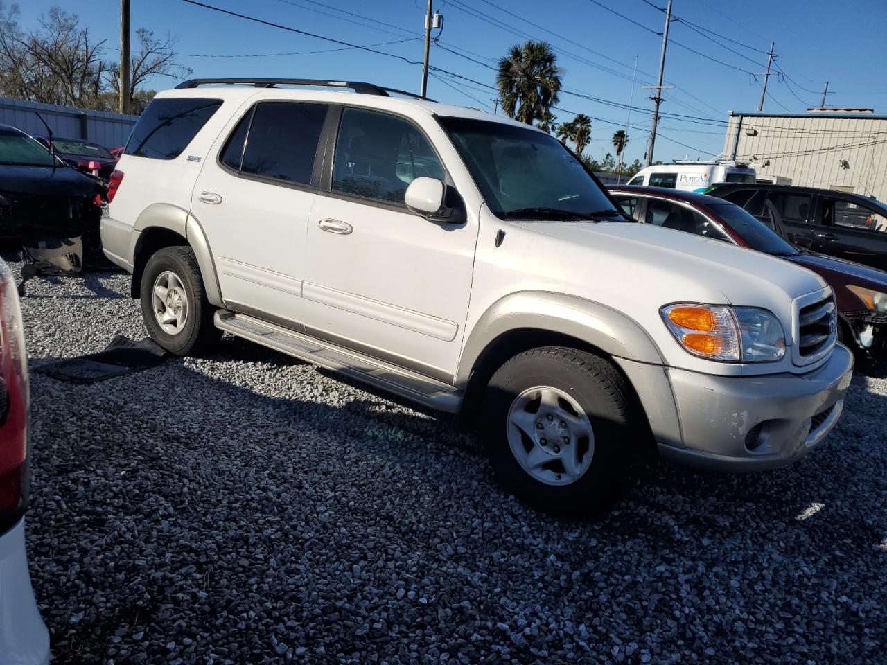 2002 Toyota Sequoia VIN 5TDZT34A42S095035 Copart auction photo, minor dent/scratches damage thumbnail 4