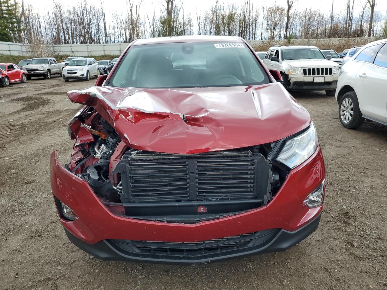 2019 Chevrolet Equinox VIN 3GNAXJEV1KS633880 Copart auction photo, front end / side damage thumbnail 5