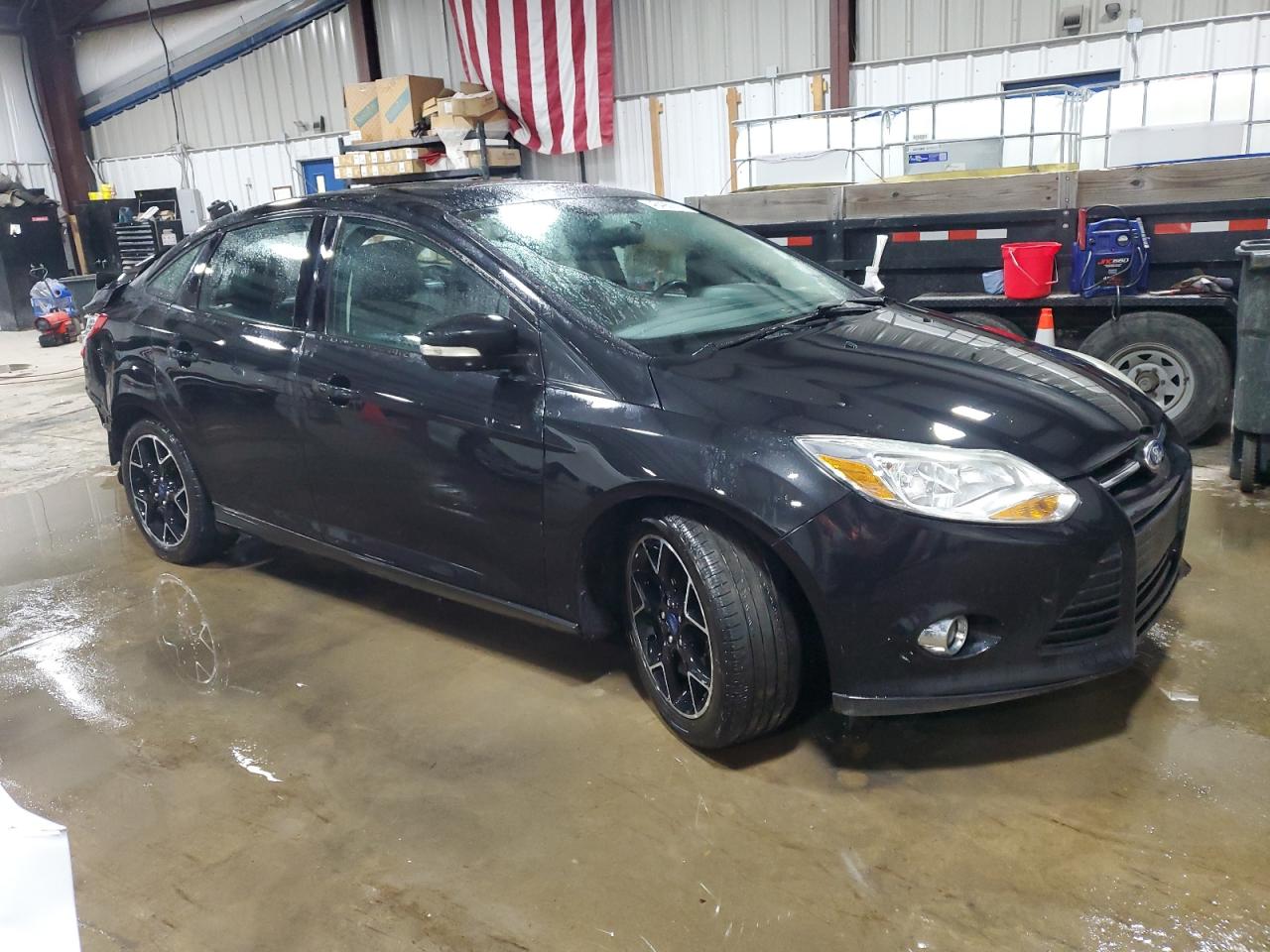 2013 Ford Focus VIN 1FADP3F25DL289216 Copart auction photo, rear end damage thumbnail 4