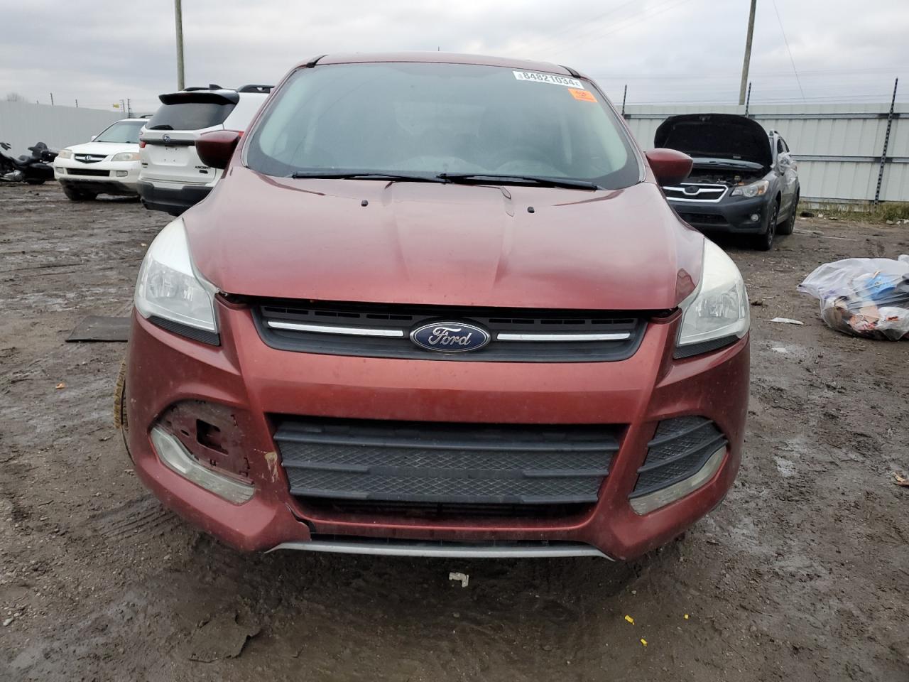 2015 Ford Escape VIN 1FMCU9G9XFUB64721 Copart auction photo, all over damage thumbnail 5