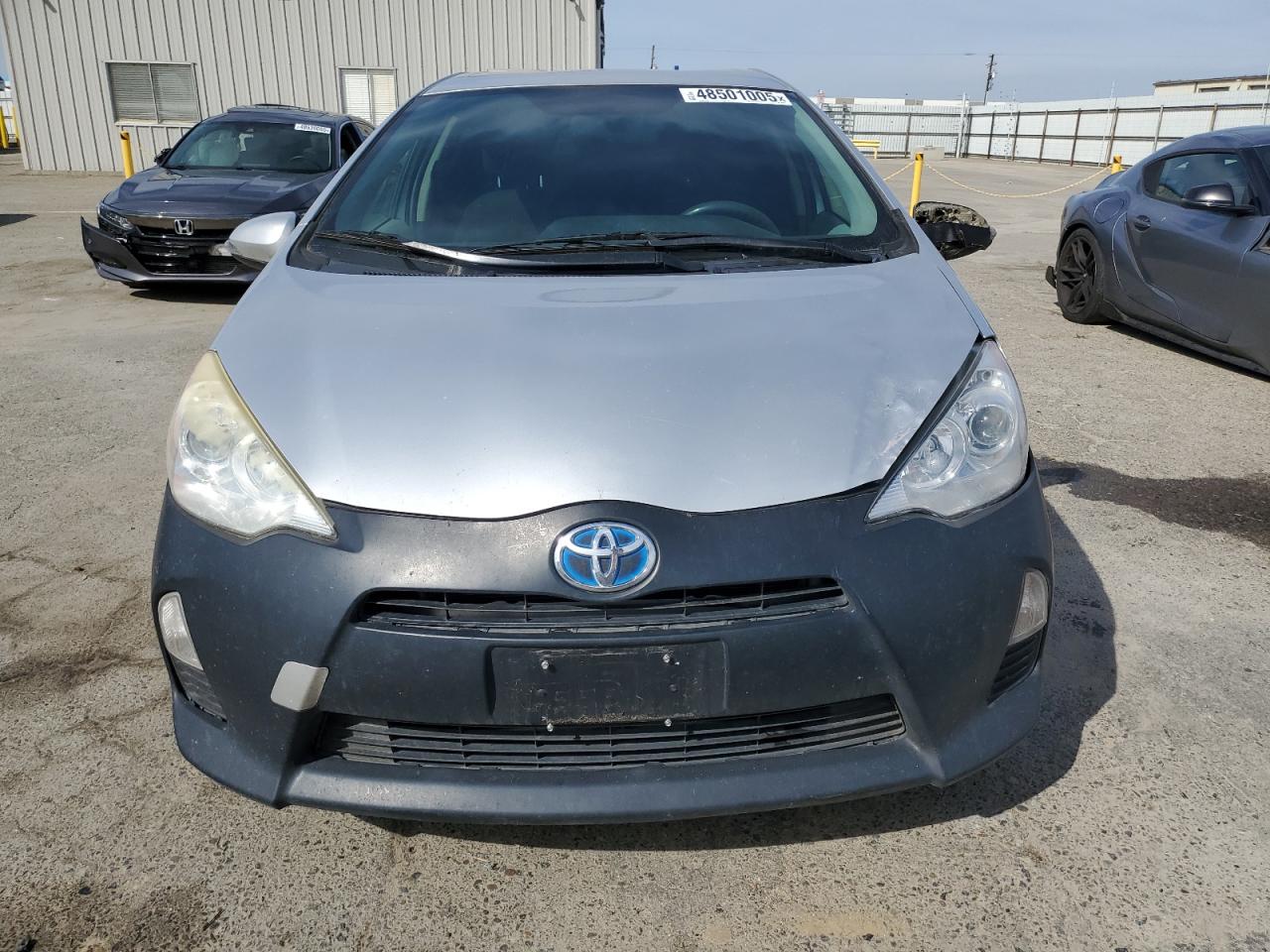 2014 Toyota Prius VIN JTDKDTB39E1062276 Copart auction photo, front end damage thumbnail 5