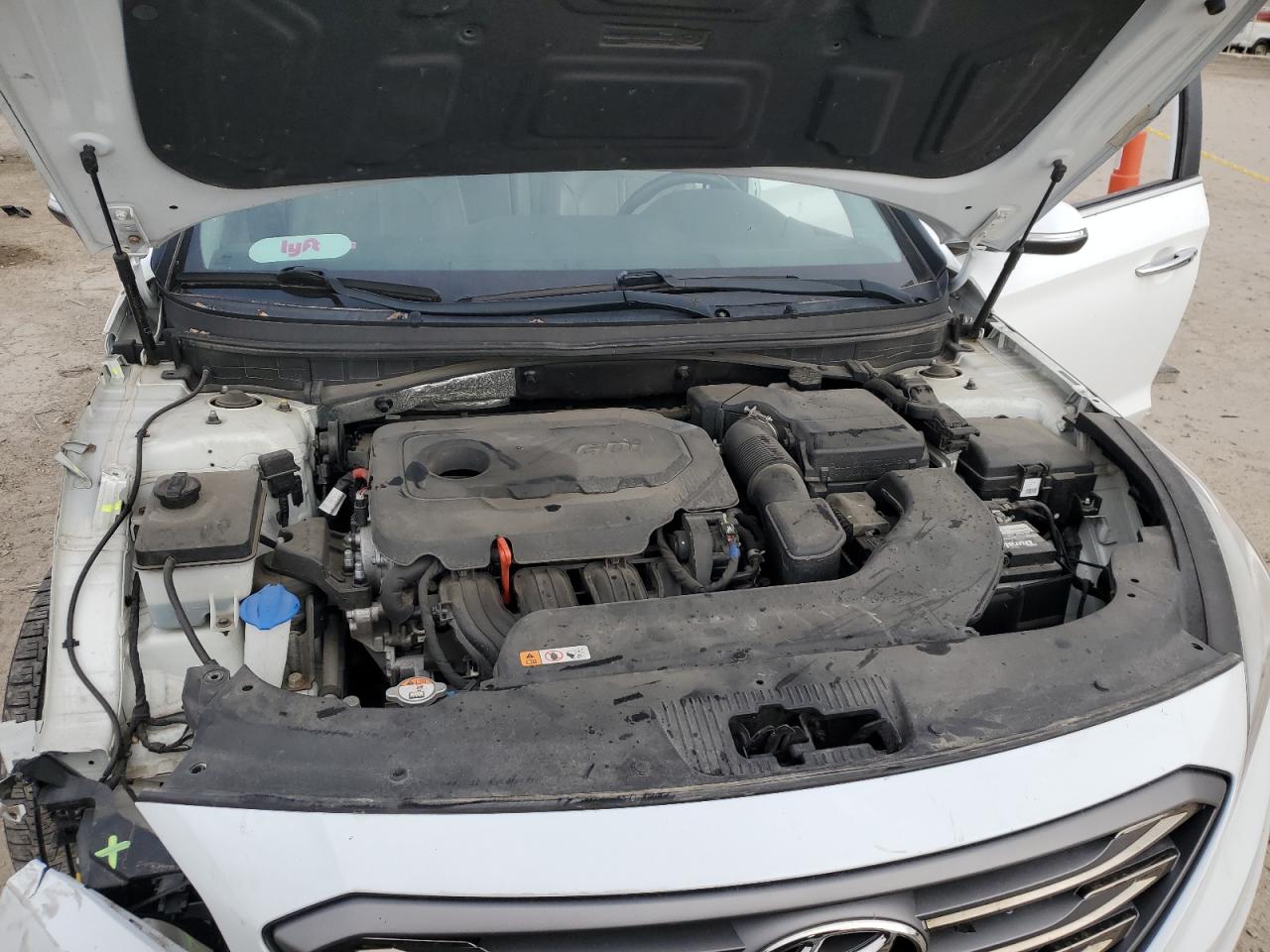 2017 Hyundai Sonata VIN 5NPE34AF2HH592961 Copart auction photo, frame damage / front end damage thumbnail 11