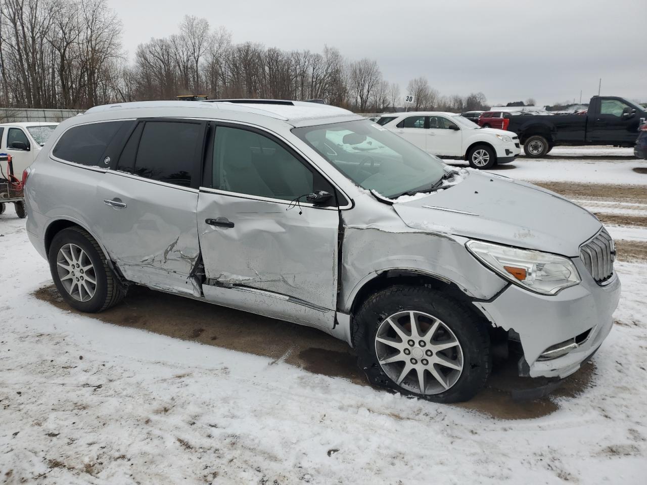 2017 Buick Enclave VIN 5GAKRAKD3HJ286289 Copart auction photo, all over damage thumbnail 4