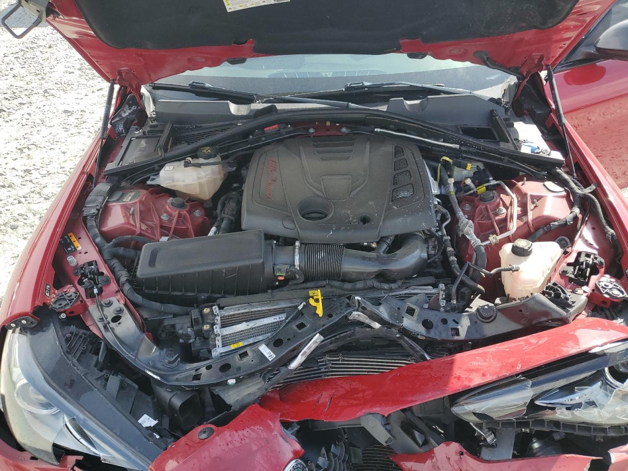 2019 Alfa Romeo Giulia VIN ZARFAMBN8K7622840 Copart auction photo, front end damage thumbnail 11