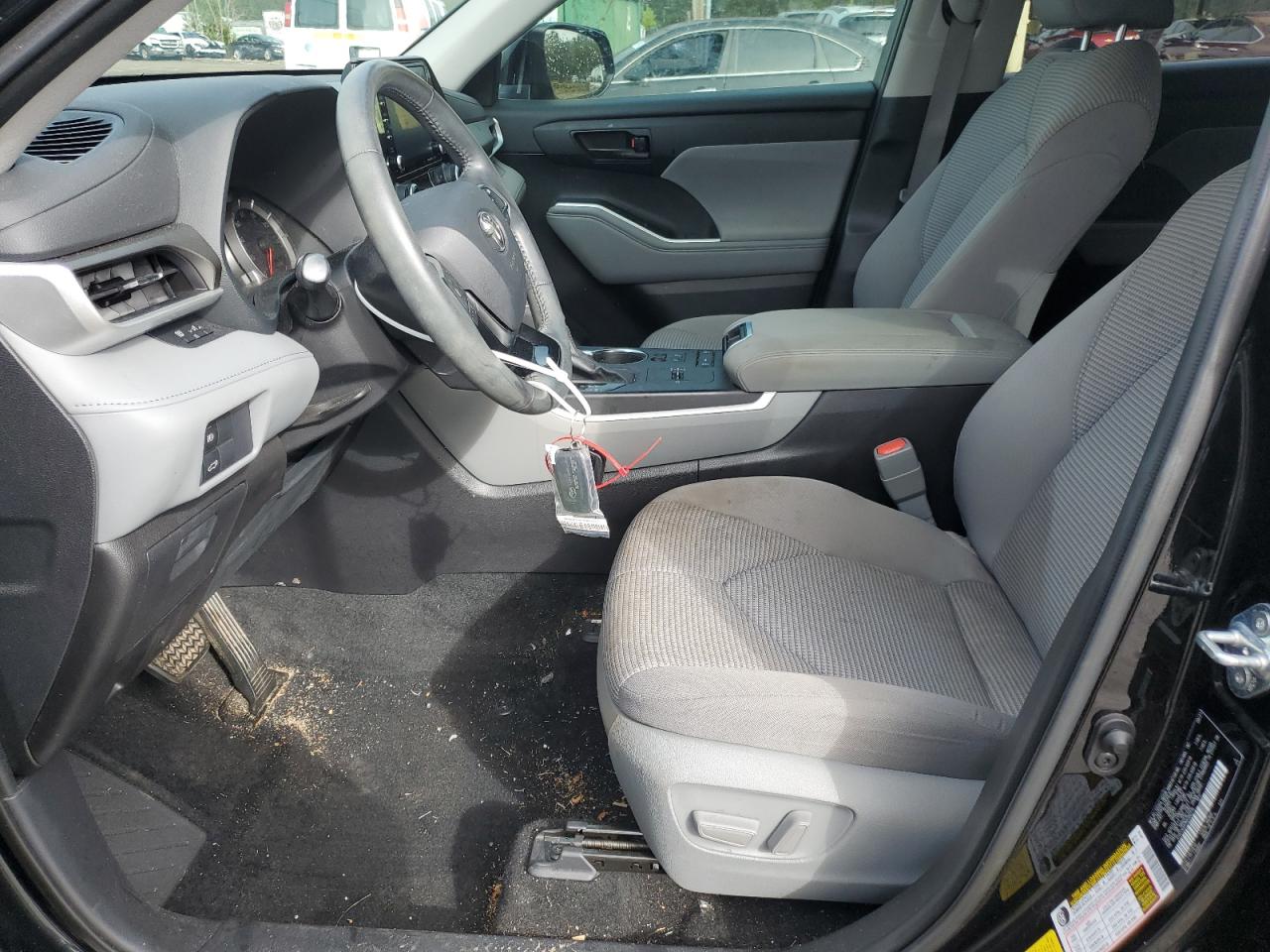 2021 Toyota Highlander VIN 5TDZZRAH7MS086318 Copart auction photo, rear end damage thumbnail 7