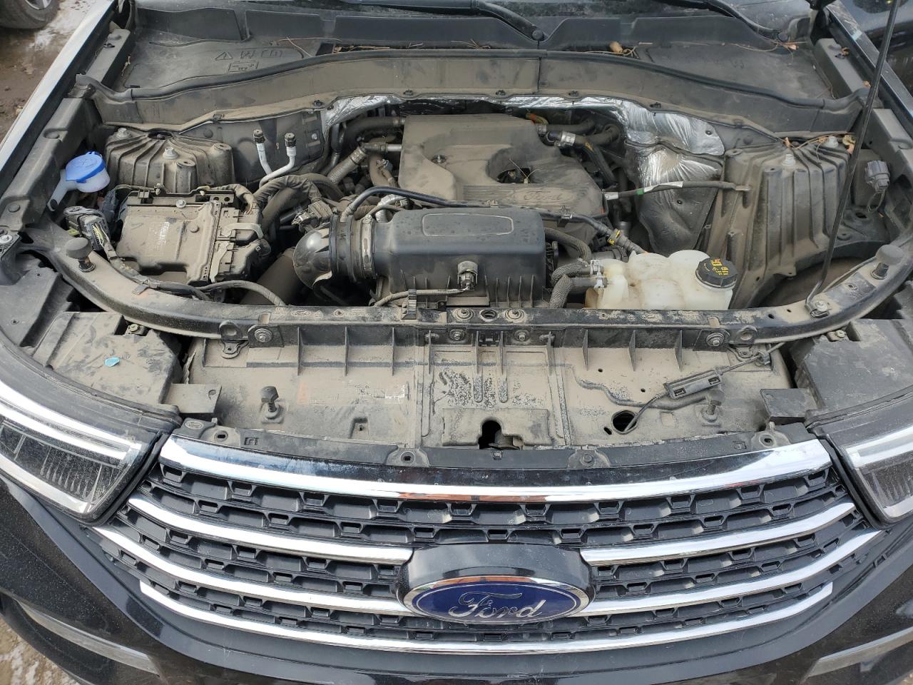2020 Ford Explorer VIN 1FMSK8DHXLGA15842 Copart auction photo, rear end / side damage thumbnail 12
