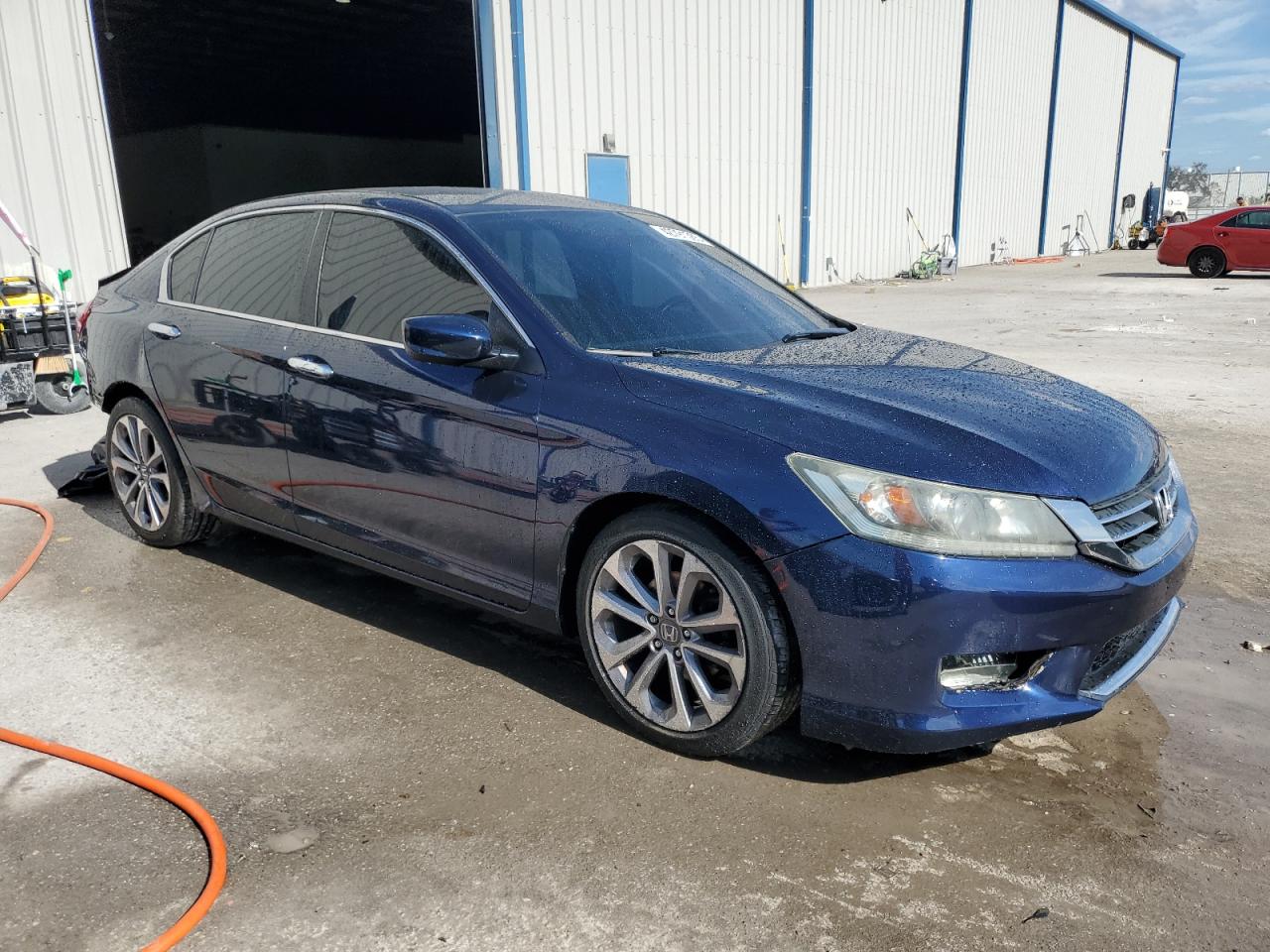 2013 Honda Accord VIN 1HGCR2F57DA070484 Copart auction photo, rear end damage thumbnail 4