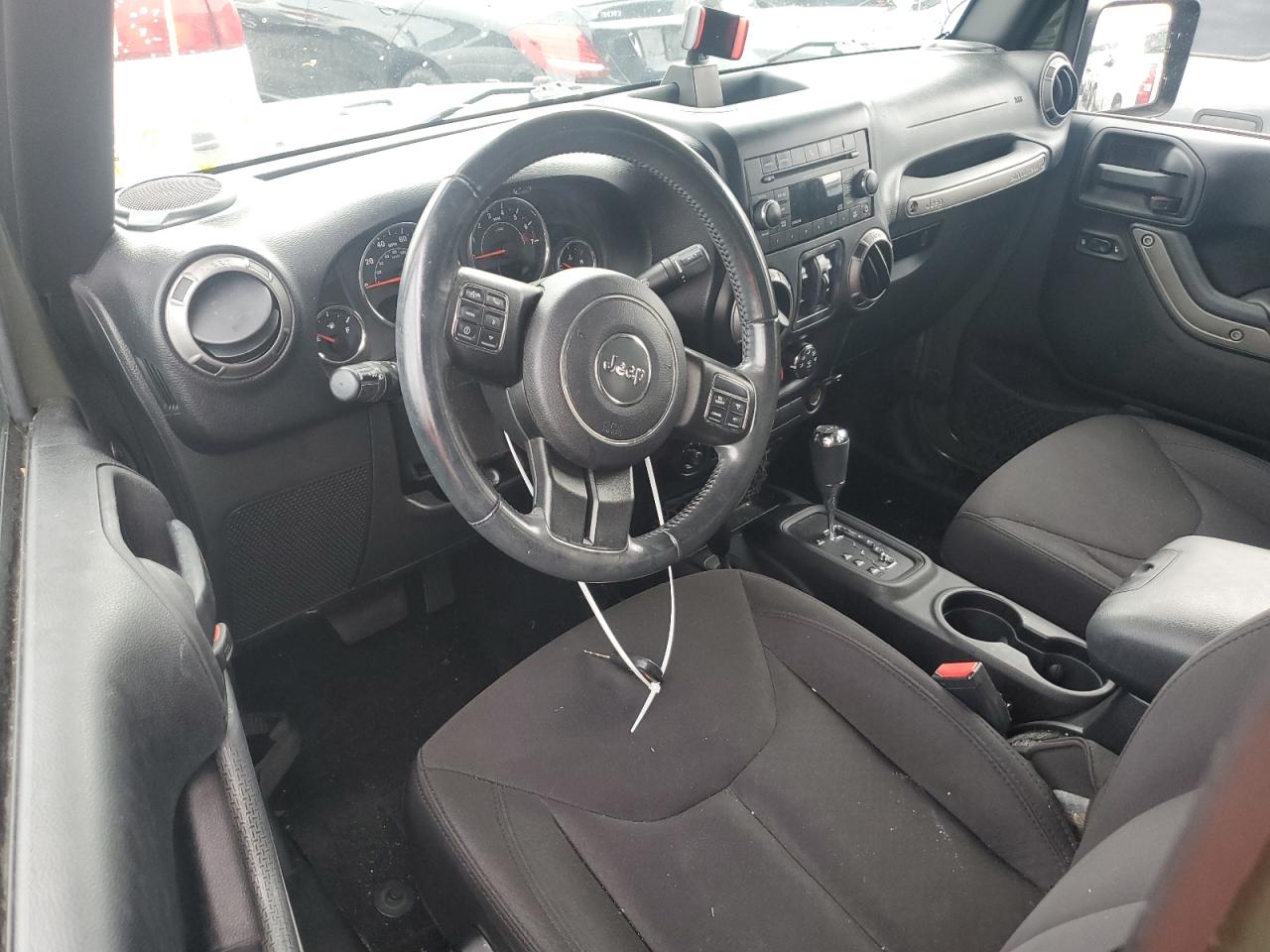 2015 Jeep Wrangler VIN 1C4BJWDGXFL606140 Copart auction photo, water/flood damage thumbnail 8