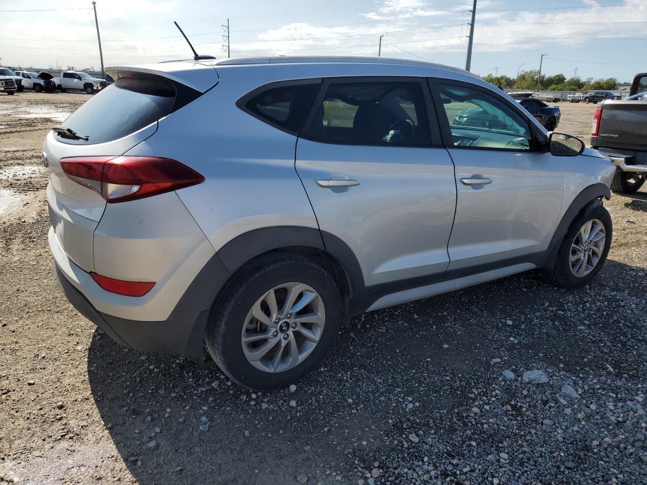 2017 Hyundai Tucson VIN KM8J33A48HU403786 Copart auction photo, front end damage thumbnail 3