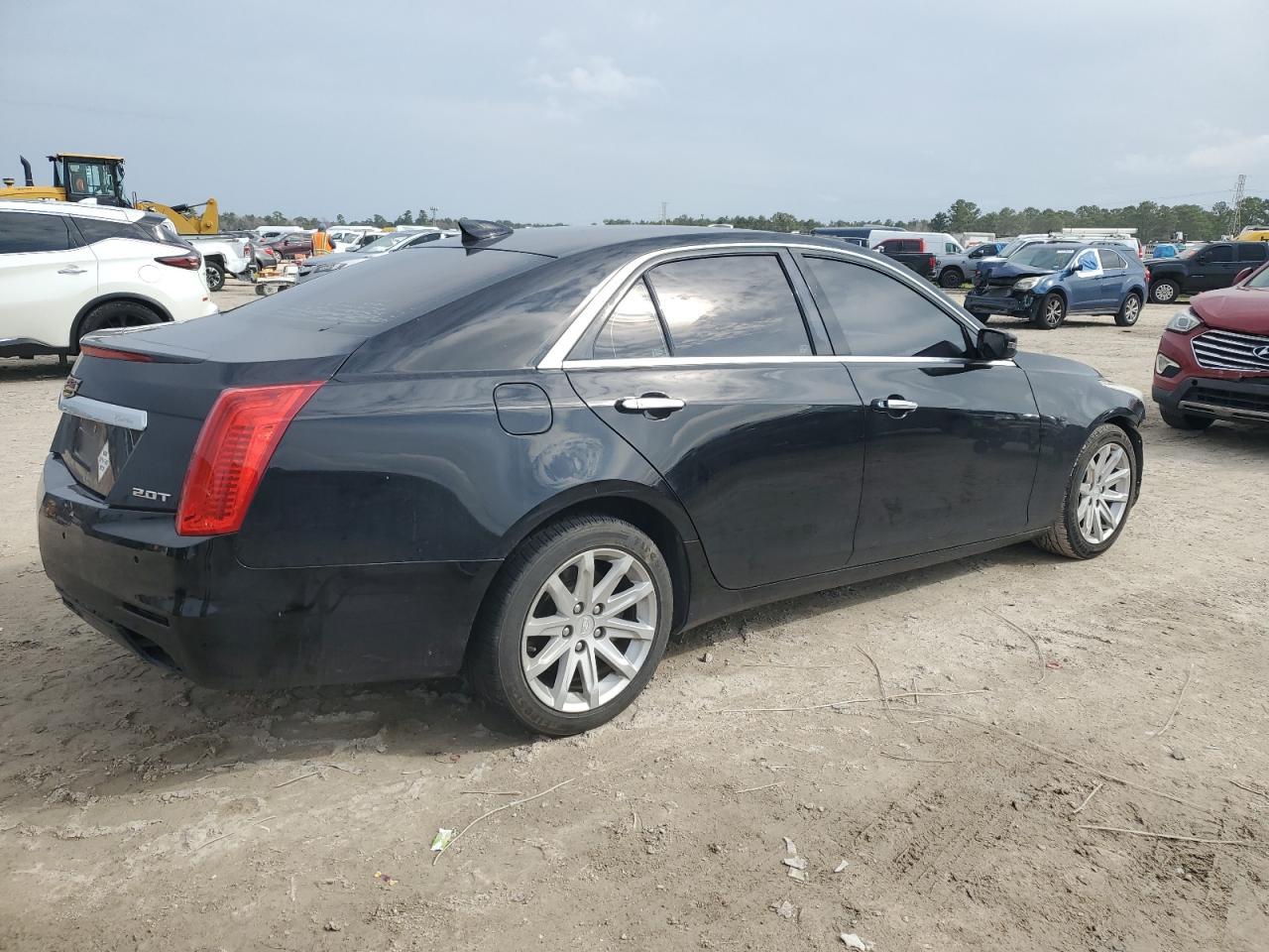 2015 Cadillac CTS VIN 1G6AP5SX2F0124550 Copart auction photo, front end / minor dent/scratches damage thumbnail 3
