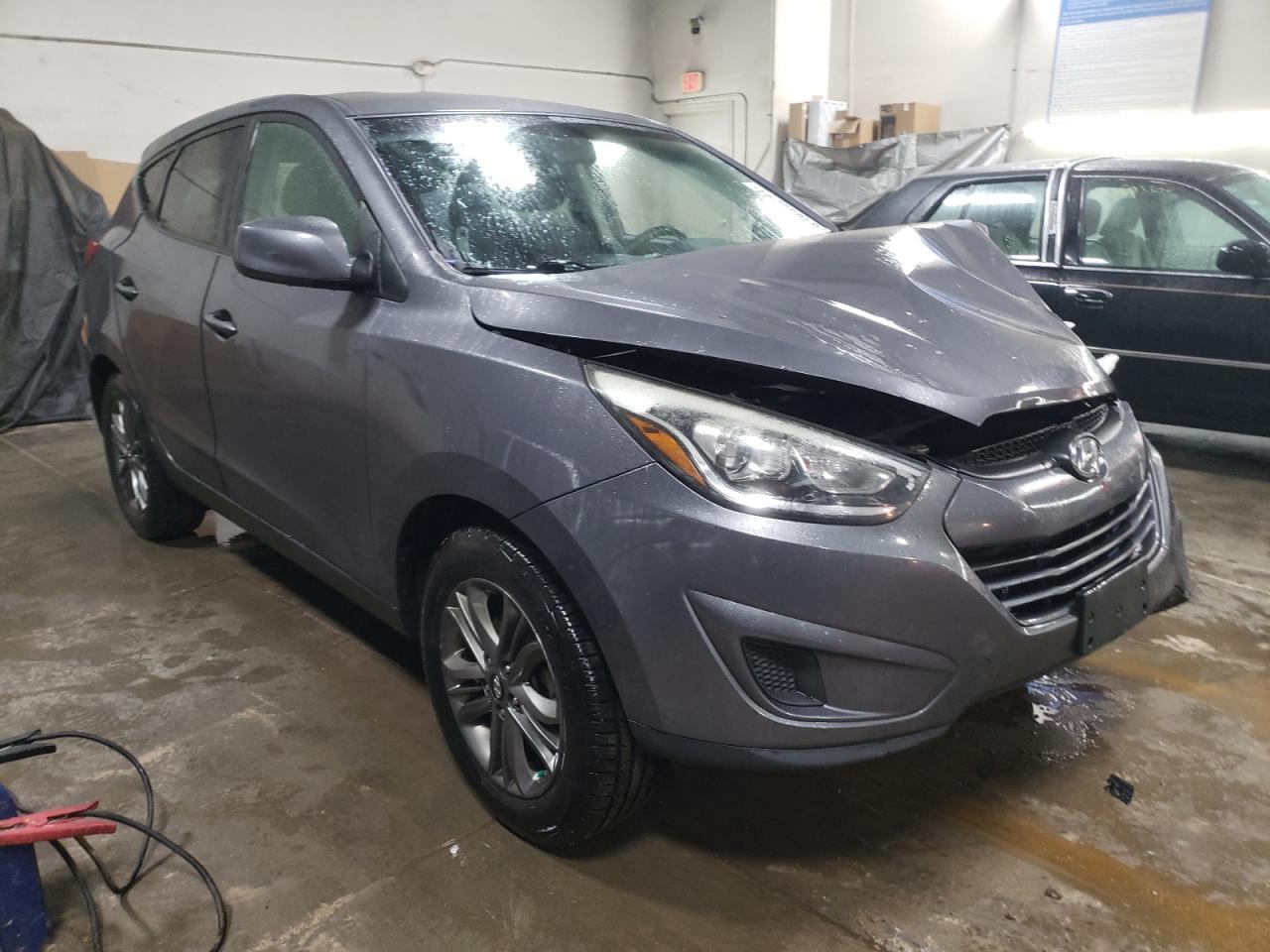 2014 Hyundai Tucson VIN KM8JTCAFXEU902800 Copart auction photo, front end damage thumbnail 4