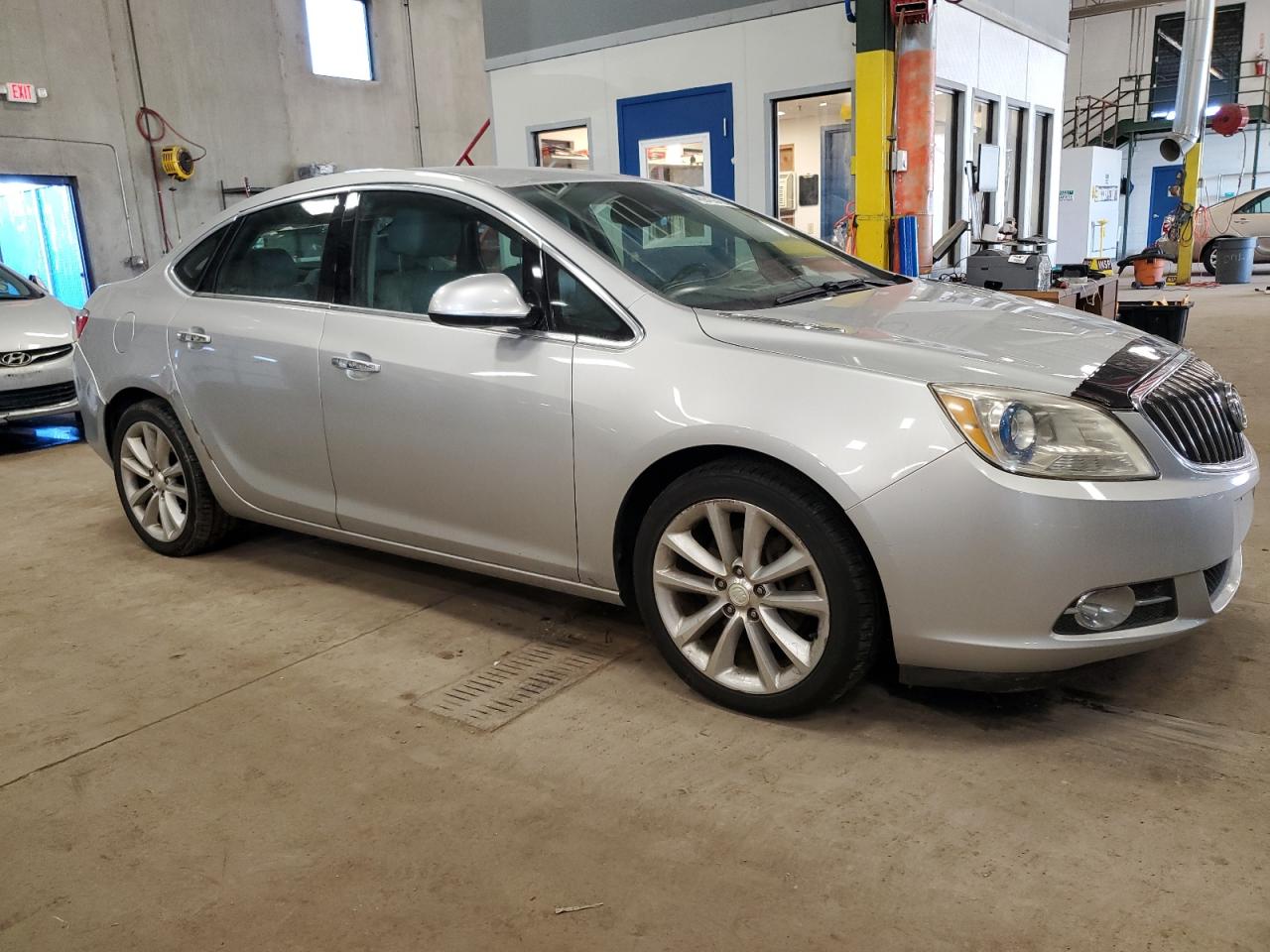 2014 Buick Verano VIN 1G4PR5SK7E4161599 Copart auction photo, side damage thumbnail 4