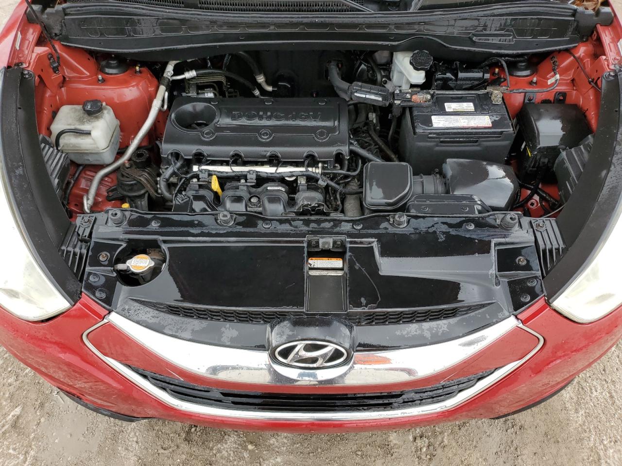 2012 Hyundai Tucson VIN KM8JU3AC0CU500638 Copart auction photo, front end / side damage thumbnail 12