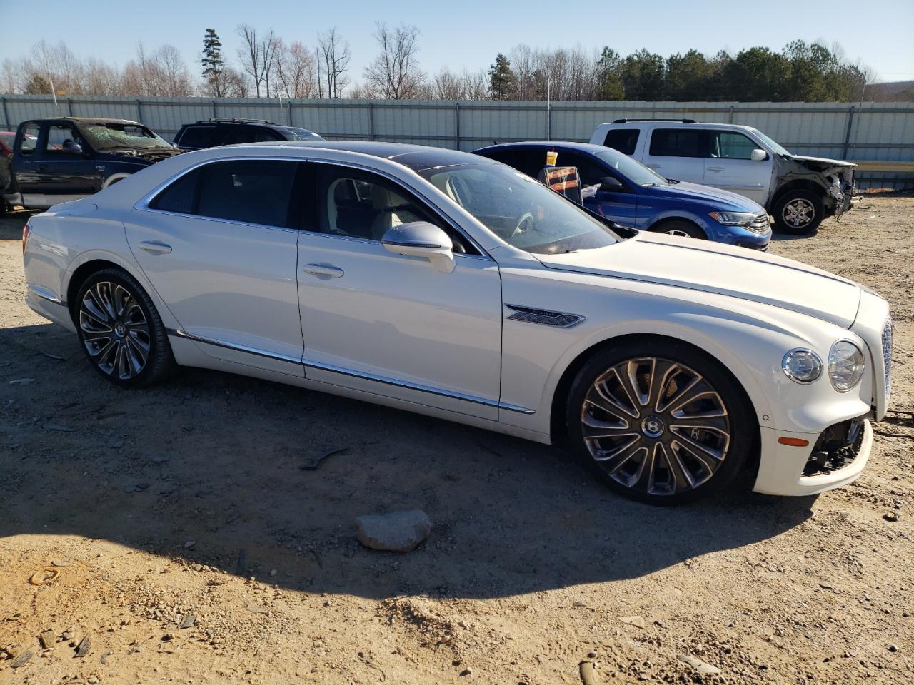 2023 Bentley Flying spur VIN SCBBB6ZG8PC010034 Copart auction photo, front end / undercarriage damage thumbnail 4