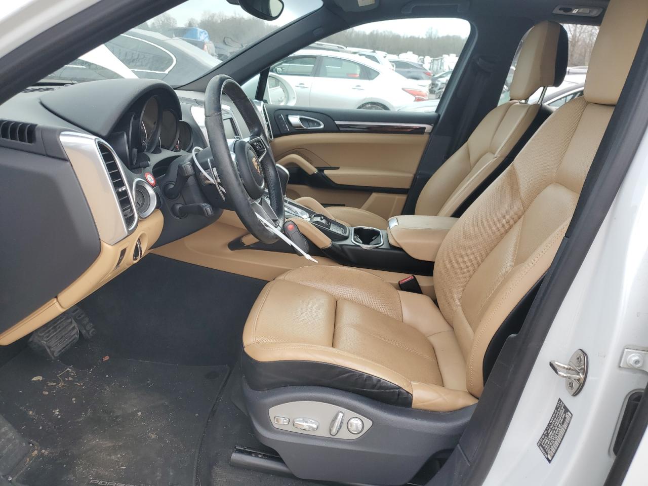 2015 Porsche Cayenne VIN WP1AF2A22FLA32081 Copart auction photo, front end damage thumbnail 7