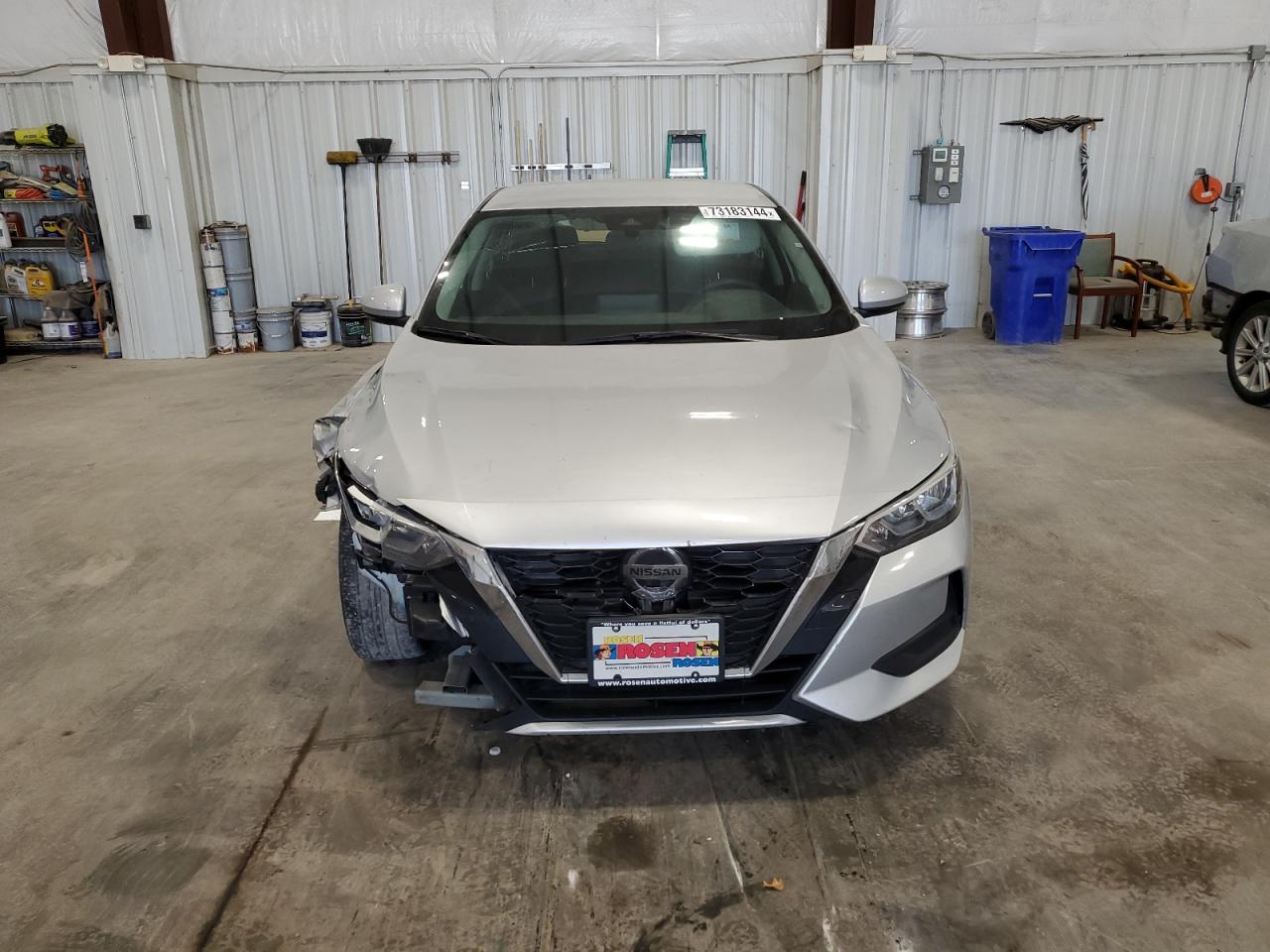 2020 Nissan Sentra VIN 3N1AB8CV7LY307537 Copart auction photo, vandalism / front end damage thumbnail 5