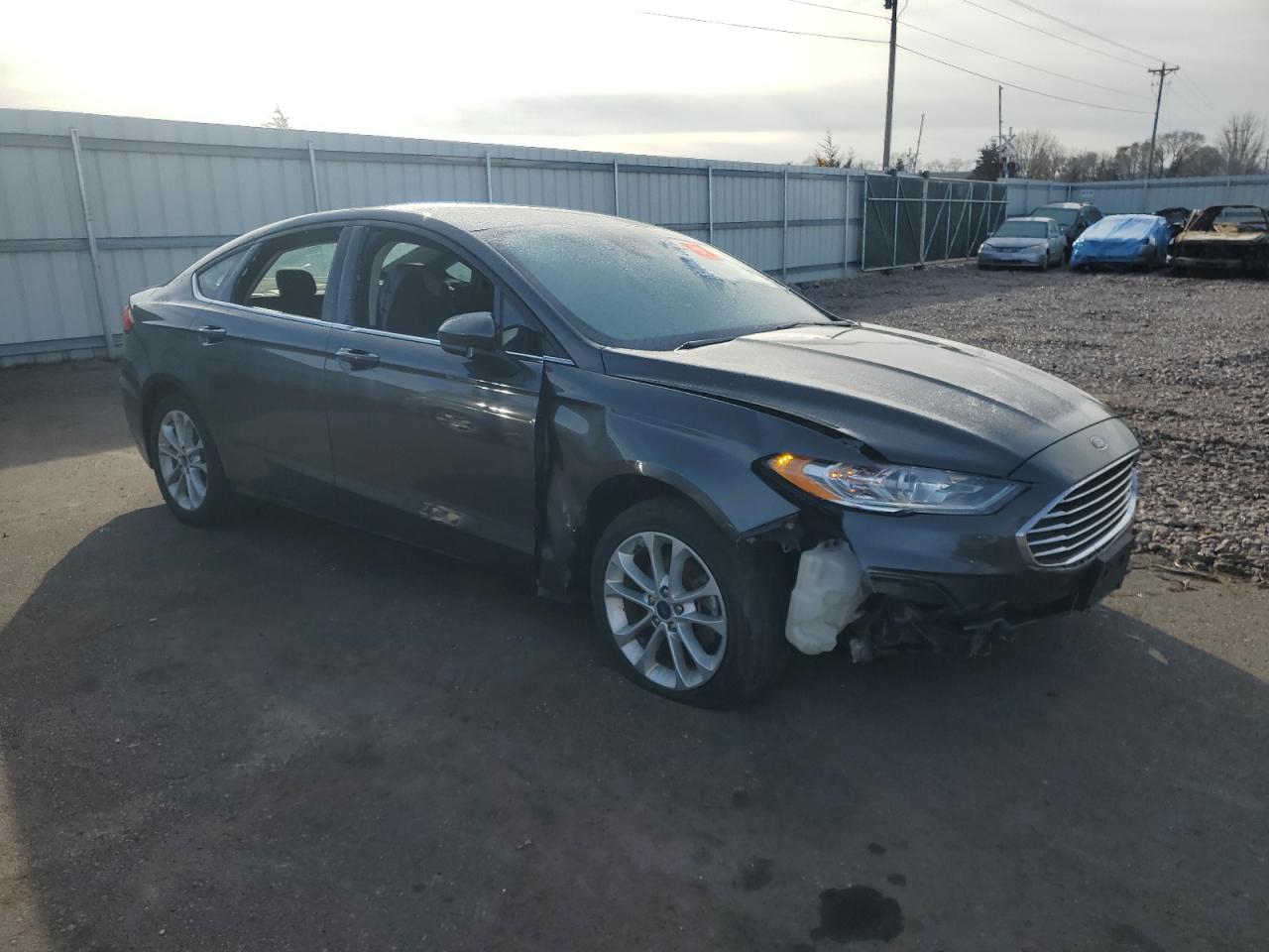 2020 Ford Fusion VIN 3FA6P0LU7LR232612 Copart auction photo, front end damage thumbnail 4