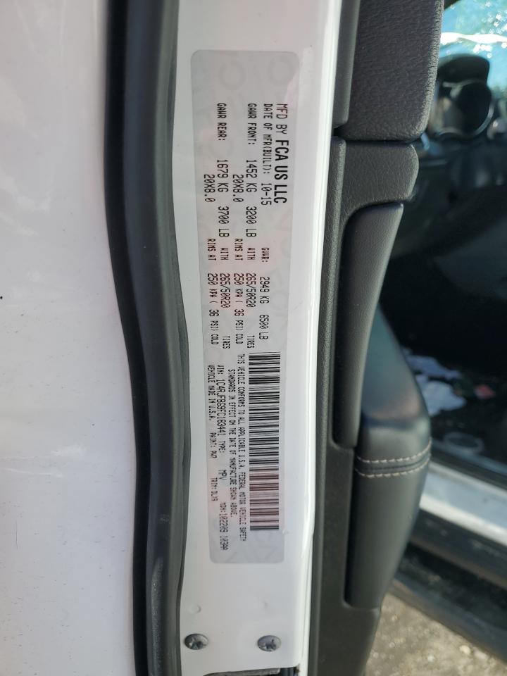2015 Jeep Grand Cherokee VIN 1C4RJFBG9FC183441 Copart auction photo, rollover damage thumbnail 15