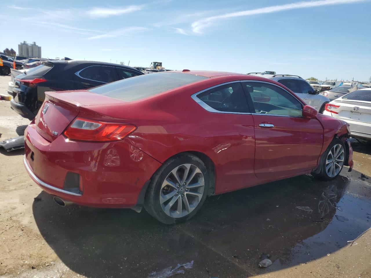 2015 Honda Accord VIN 1HGCT2B86FA001922 Copart auction photo, side / undercarriage damage thumbnail 3