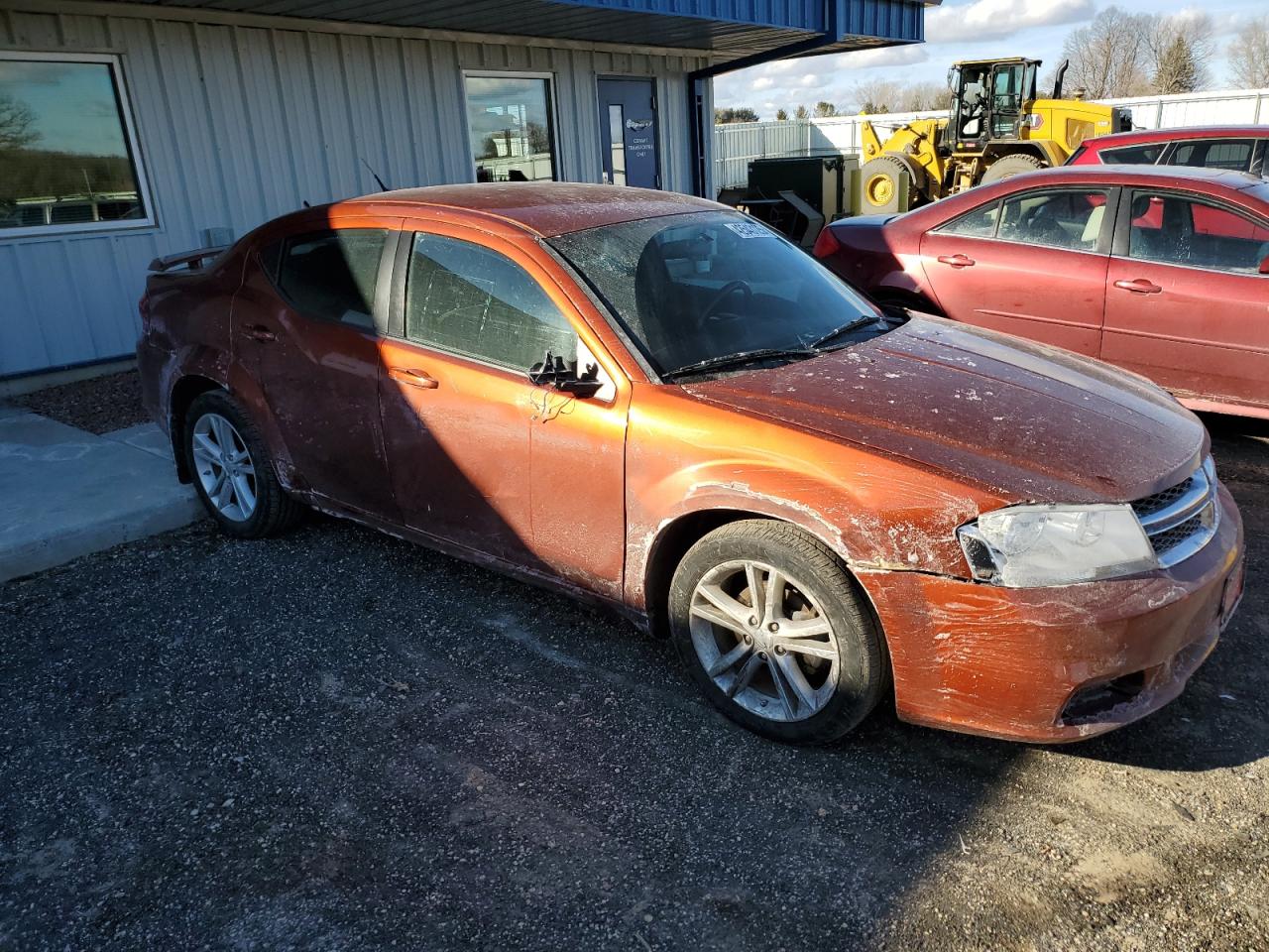 2012 Dodge Avenger VIN 1C3CDZCB2CN227737 Copart auction photo, front end / side damage thumbnail 4