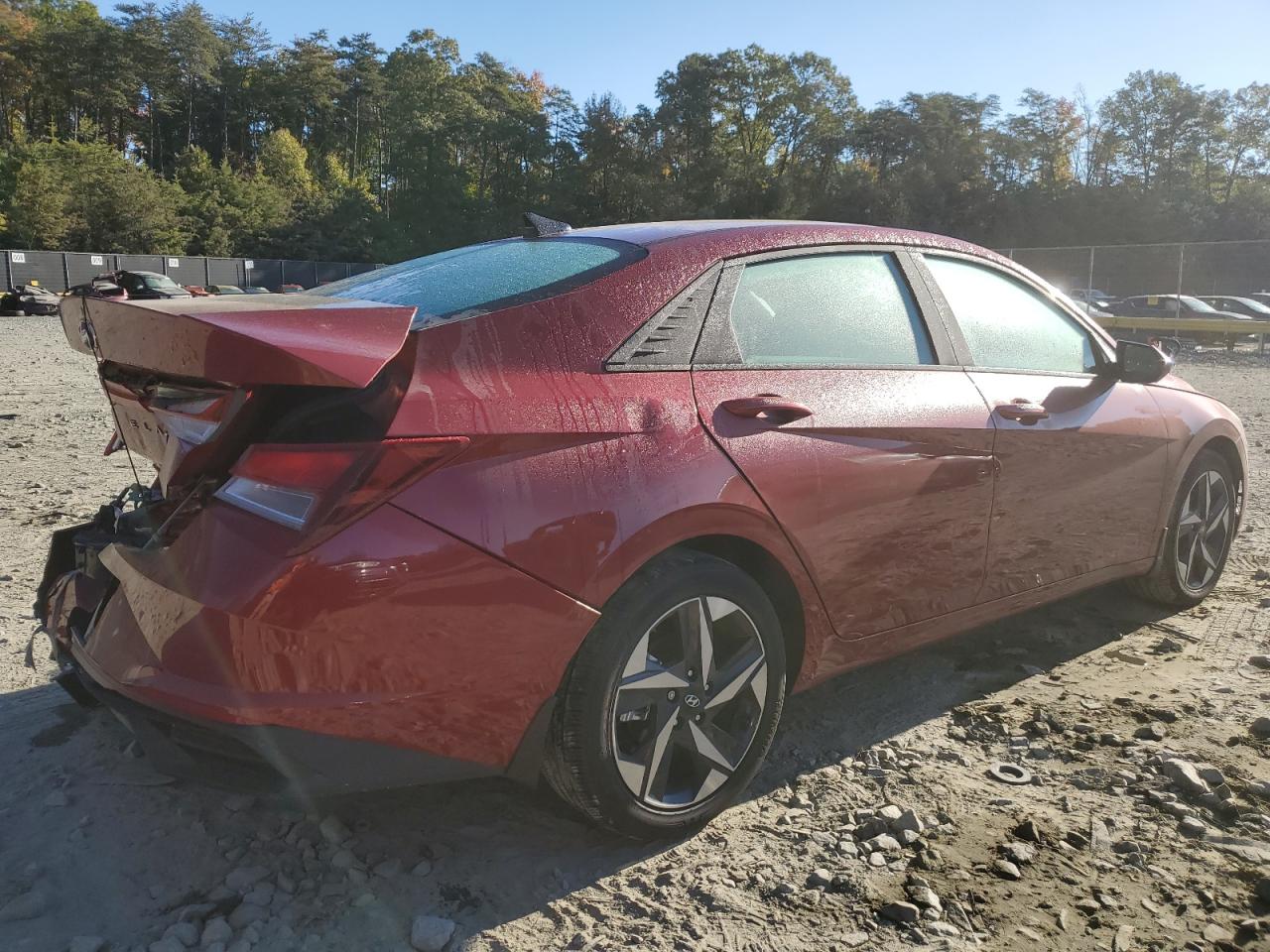 2023 Hyundai Elantra VIN KMHLS4AG5PU614714 Copart auction photo, rear end damage thumbnail 3