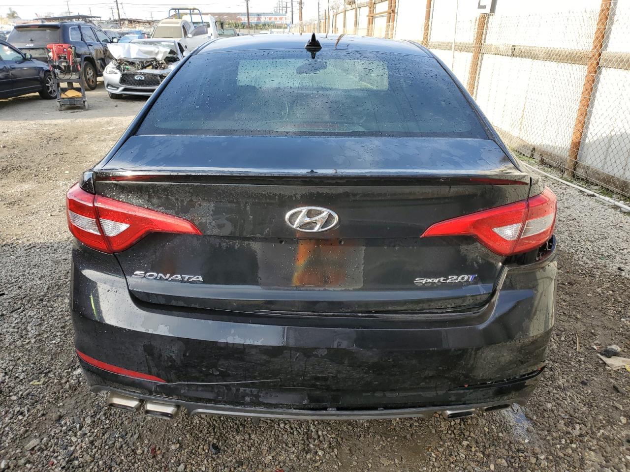 2017 Hyundai Sonata VIN 5NPE34AB0HH549619 Copart auction photo, minor dent/scratches damage thumbnail 6