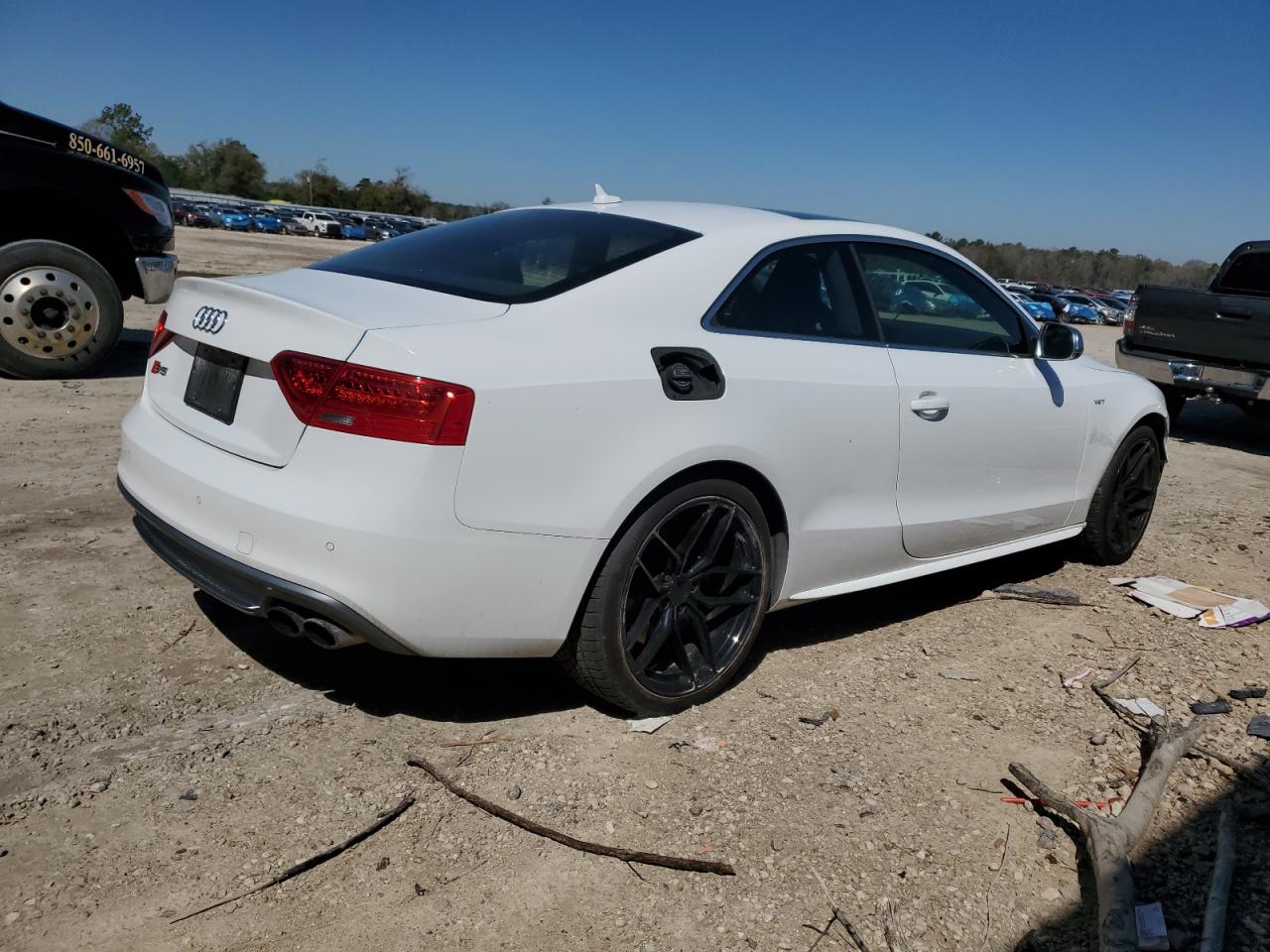 2013 Audi RS5 VIN WAU3GAFR1DA005015 Copart auction photo, front end damage thumbnail 3