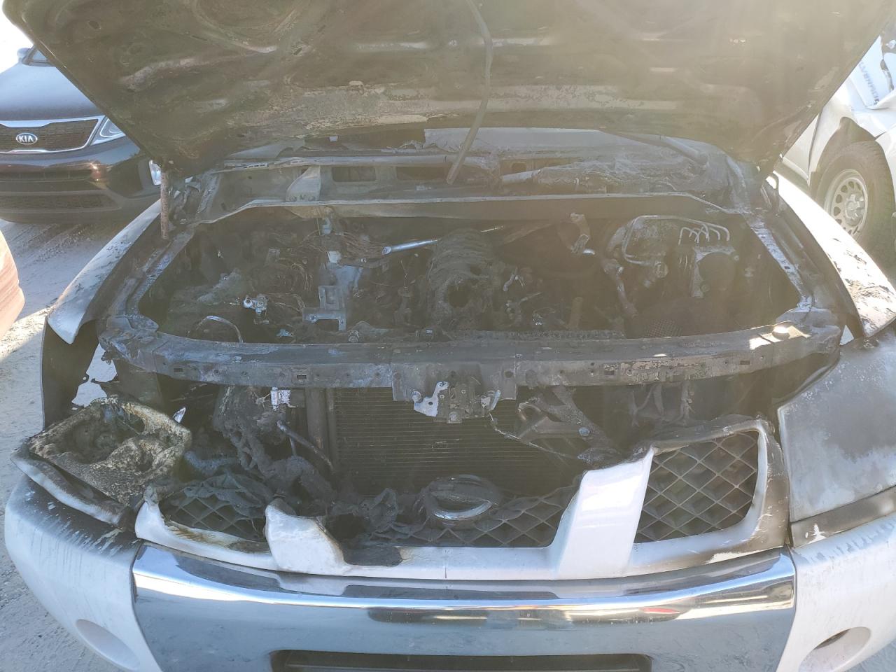2005 Nissan Armada VIN 5N1AA08A65N738423 Copart auction photo, burn - engine damage thumbnail 12