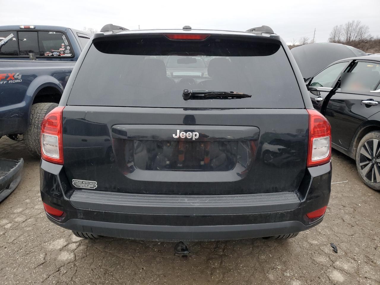 2012 Jeep Compass VIN 1C4NJCBAXCD678309 Copart auction photo, side / front end damage thumbnail 6
