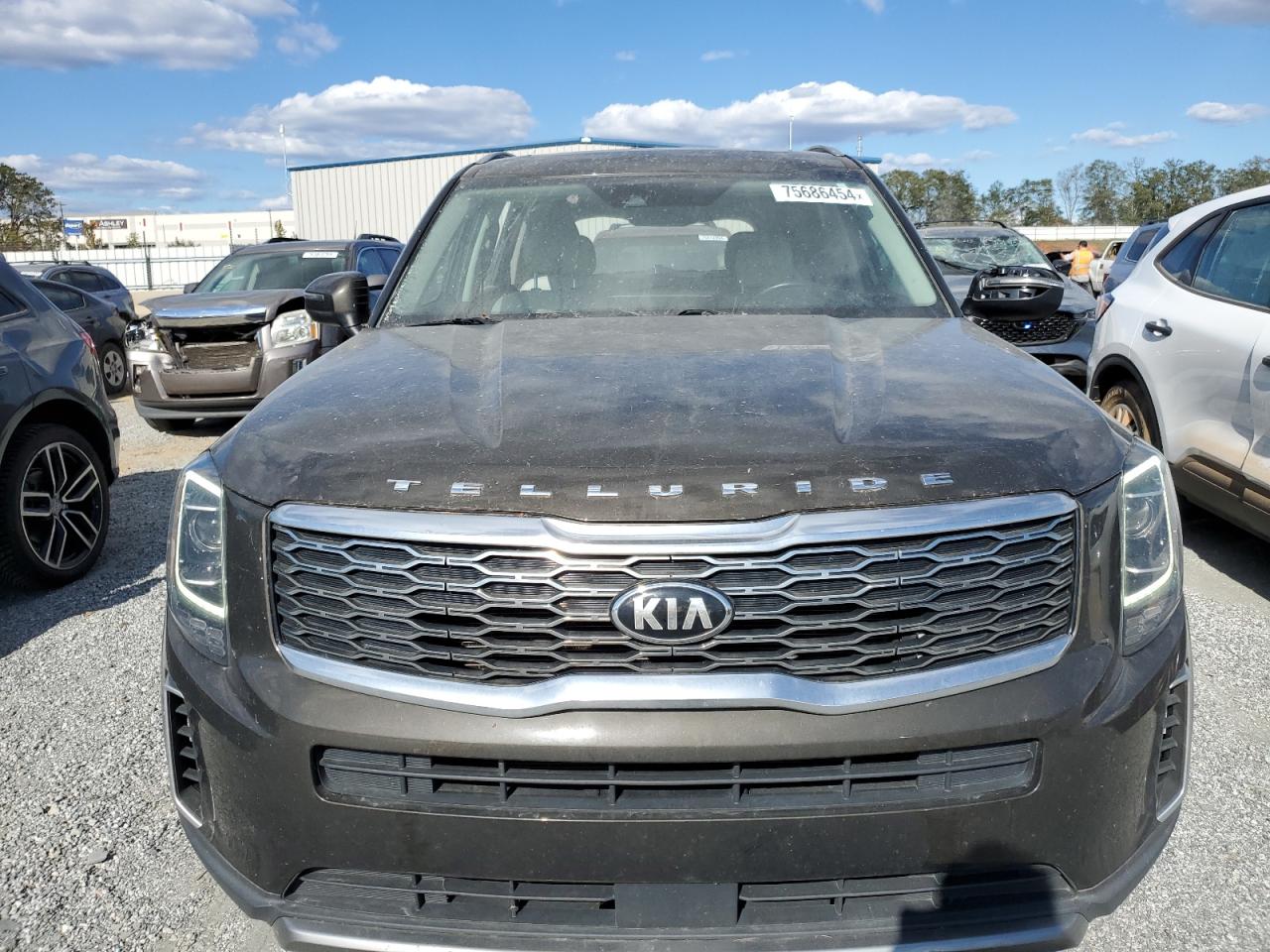 2021 KIA Telluride VIN 5XYP6DHC1MG108081 Copart auction photo, top/roof / side damage thumbnail 5