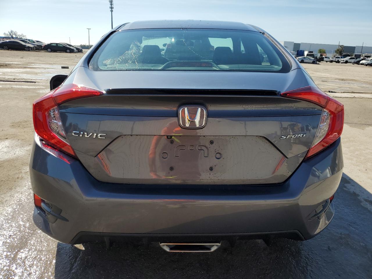 2020 Honda Civic VIN 2HGFC2F87LH590936 Copart auction photo, all over damage thumbnail 6
