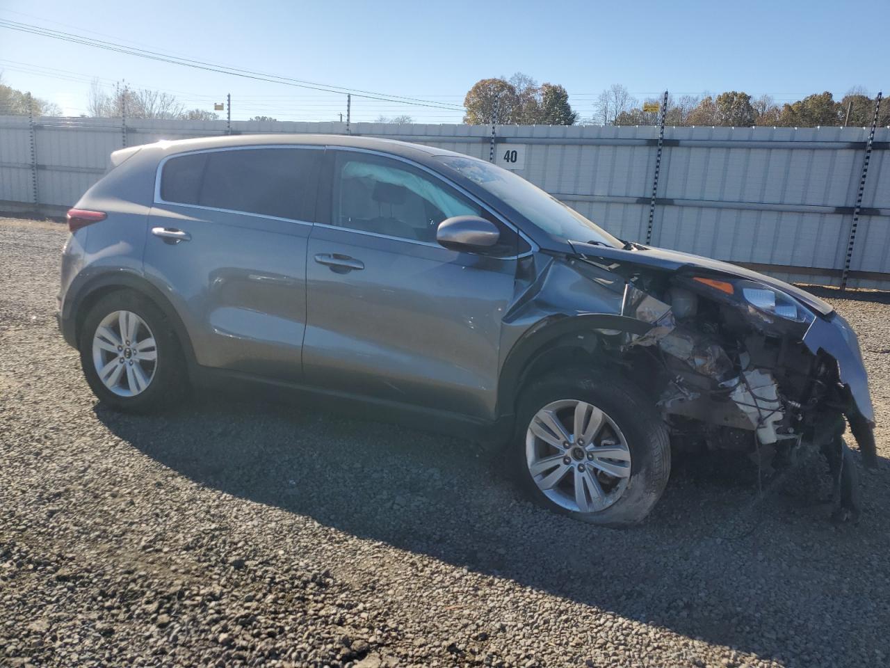 2019 KIA Sportage VIN KNDPM3ACXK7538163 Copart auction photo, front end / undercarriage damage thumbnail 4