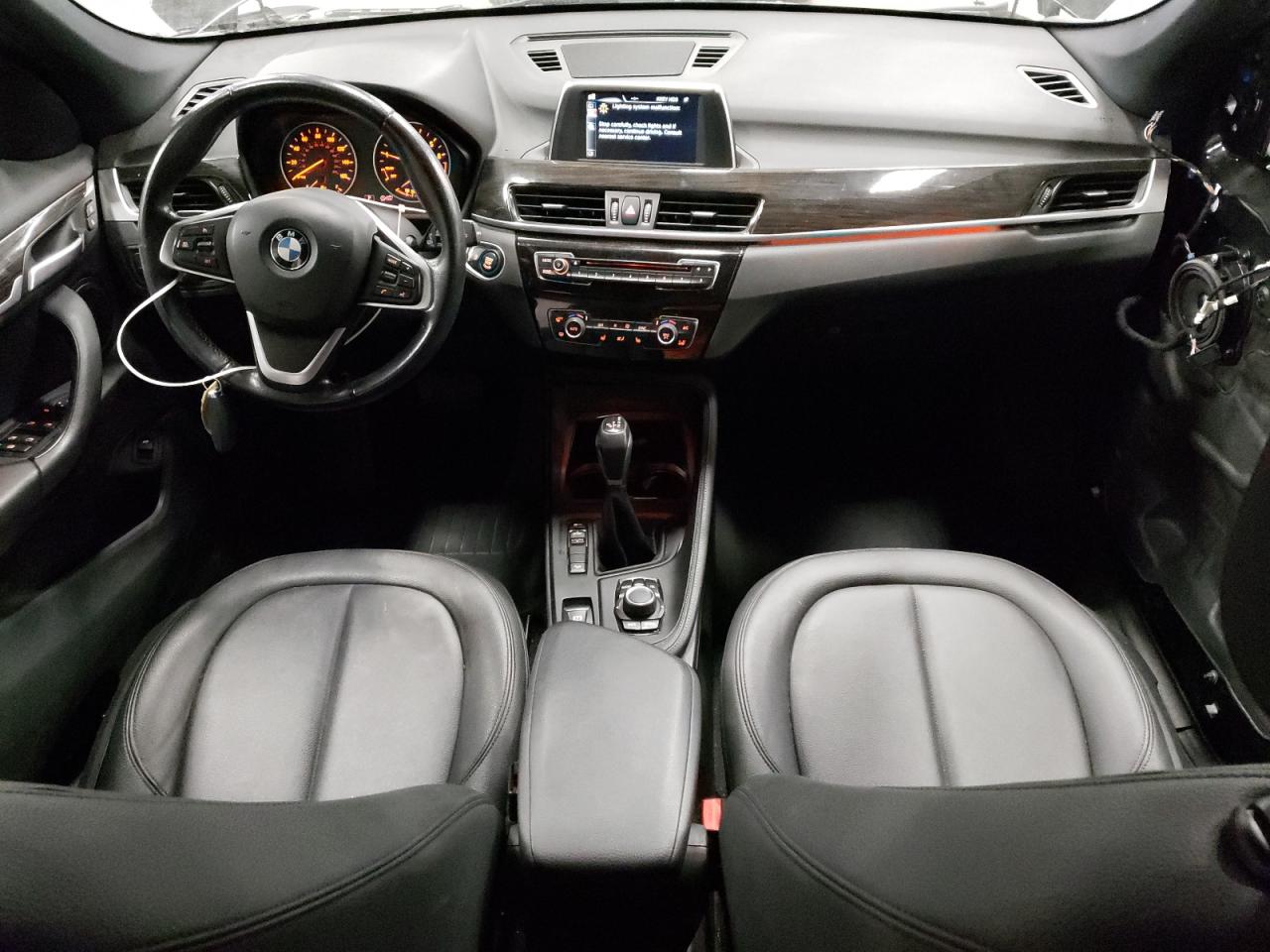 2017 BMW X1 VIN WBXHT3C39H5F84582 Copart auction photo, front end / side damage thumbnail 8