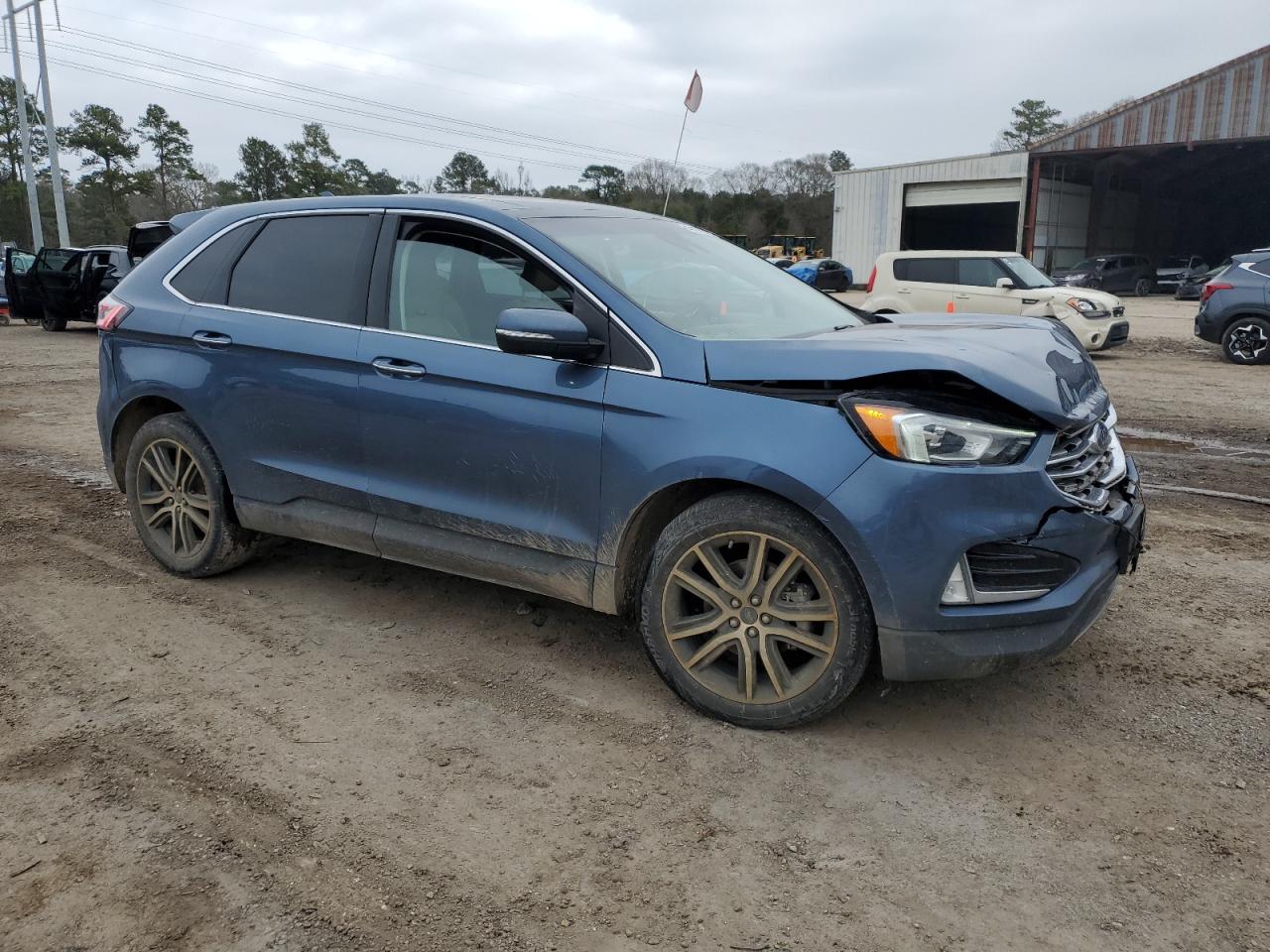2019 Ford Edge VIN 2FMPK3K93KBB73725 Copart auction photo, front end damage thumbnail 4