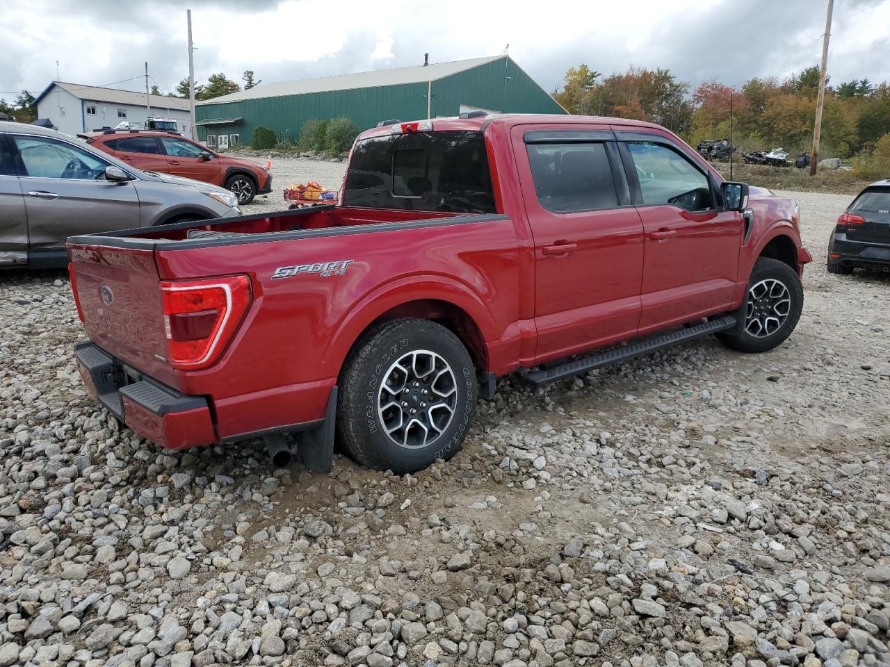 2021 Ford F-150 VIN 1FTEW1EPXMKE78906 Copart auction photo, front end / rear end damage thumbnail 3