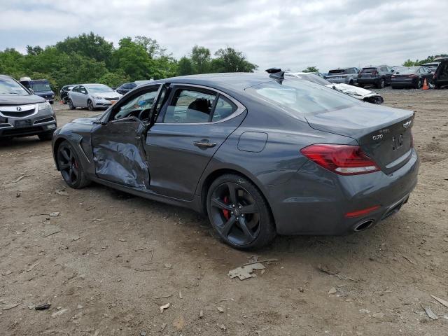 2021 Genesis G70 VIN KMTG34LE7MU074553 Copart auction photo, side damage thumbnail 2