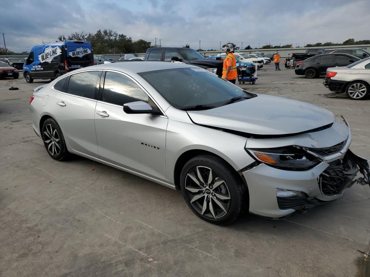 2021 Chevrolet Malibu VIN 1G1ZG5ST0MF012992 Copart auction photo, front end damage thumbnail 4