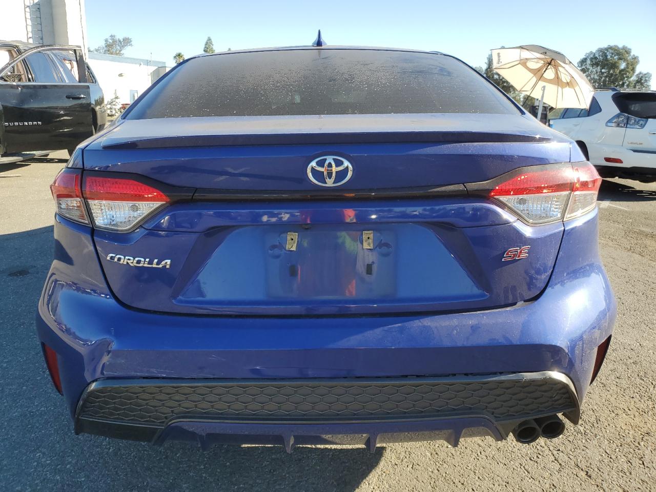 2020 Toyota Corolla VIN JTDS4RCEXLJ013197 Copart auction photo, side / front end damage thumbnail 6
