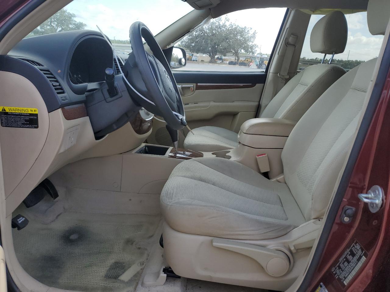 2009 Hyundai Santa Fe VIN 5NMSG13DX9H285473 Copart auction photo, front end / rear end damage thumbnail 7