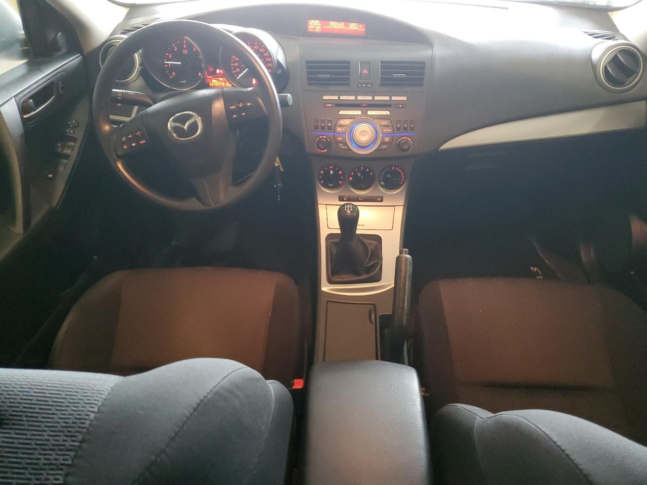 2010 Mazda 3 VIN JM1BL1SF7A1207083 Copart auction photo, front end / hail damage thumbnail 8