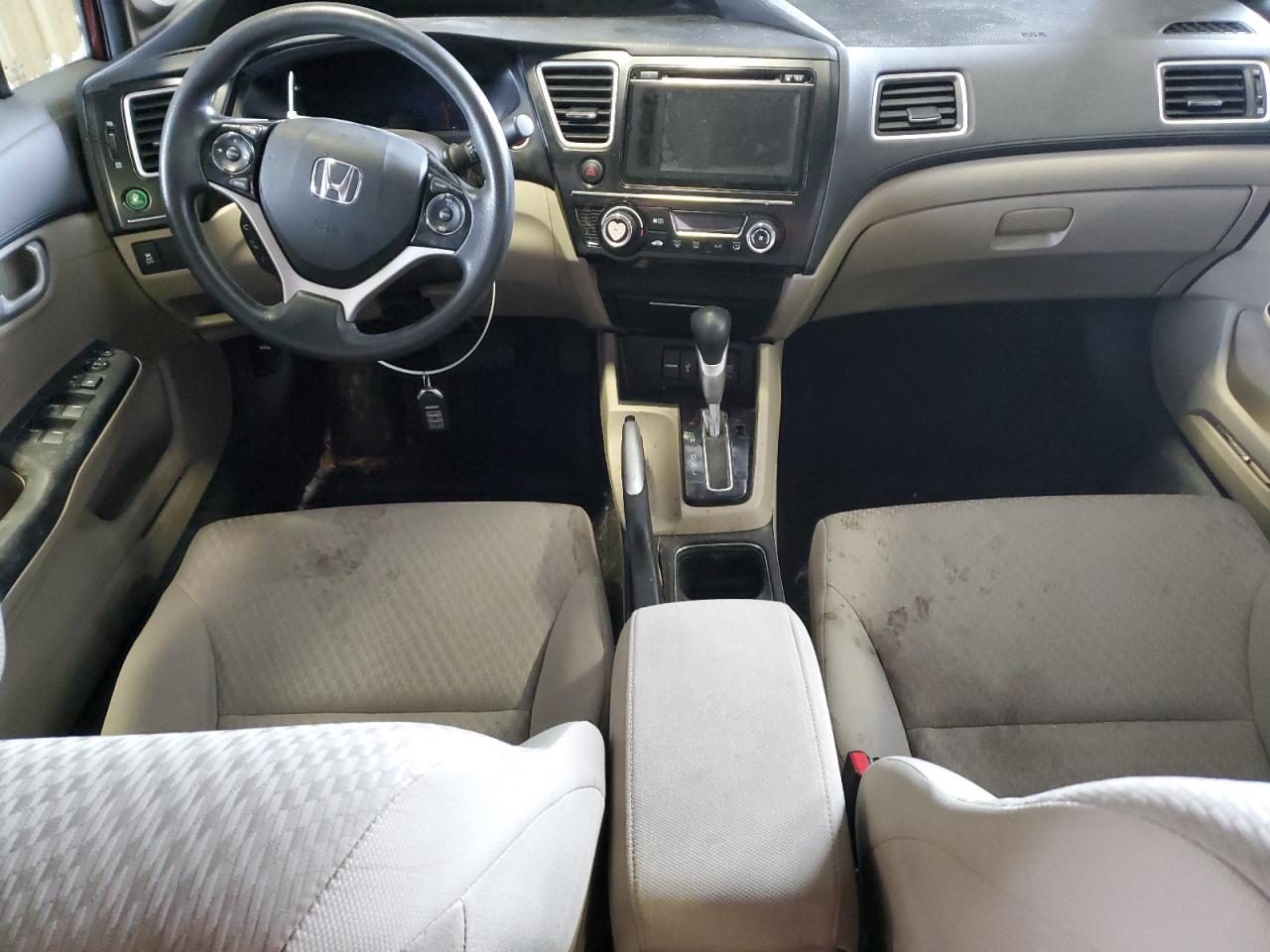 2015 Honda Civic VIN 19XFB2F83FE200724 Copart auction photo, rear end / mechanical damage thumbnail 8