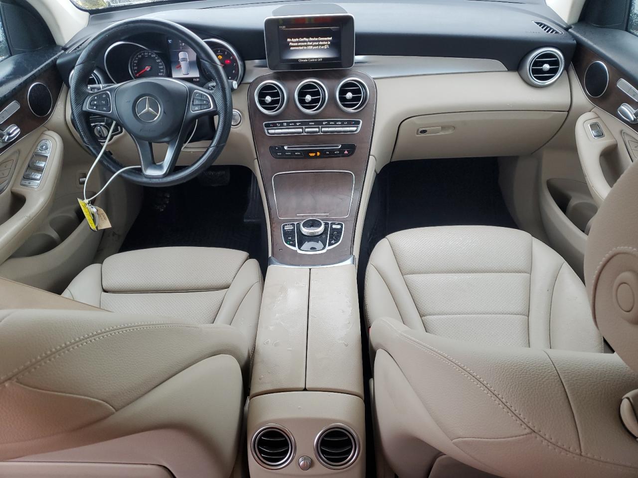 2019 Mercedes-Benz GLC VIN WDC0G4KB4K1005288 Copart auction photo, front end damage thumbnail 8