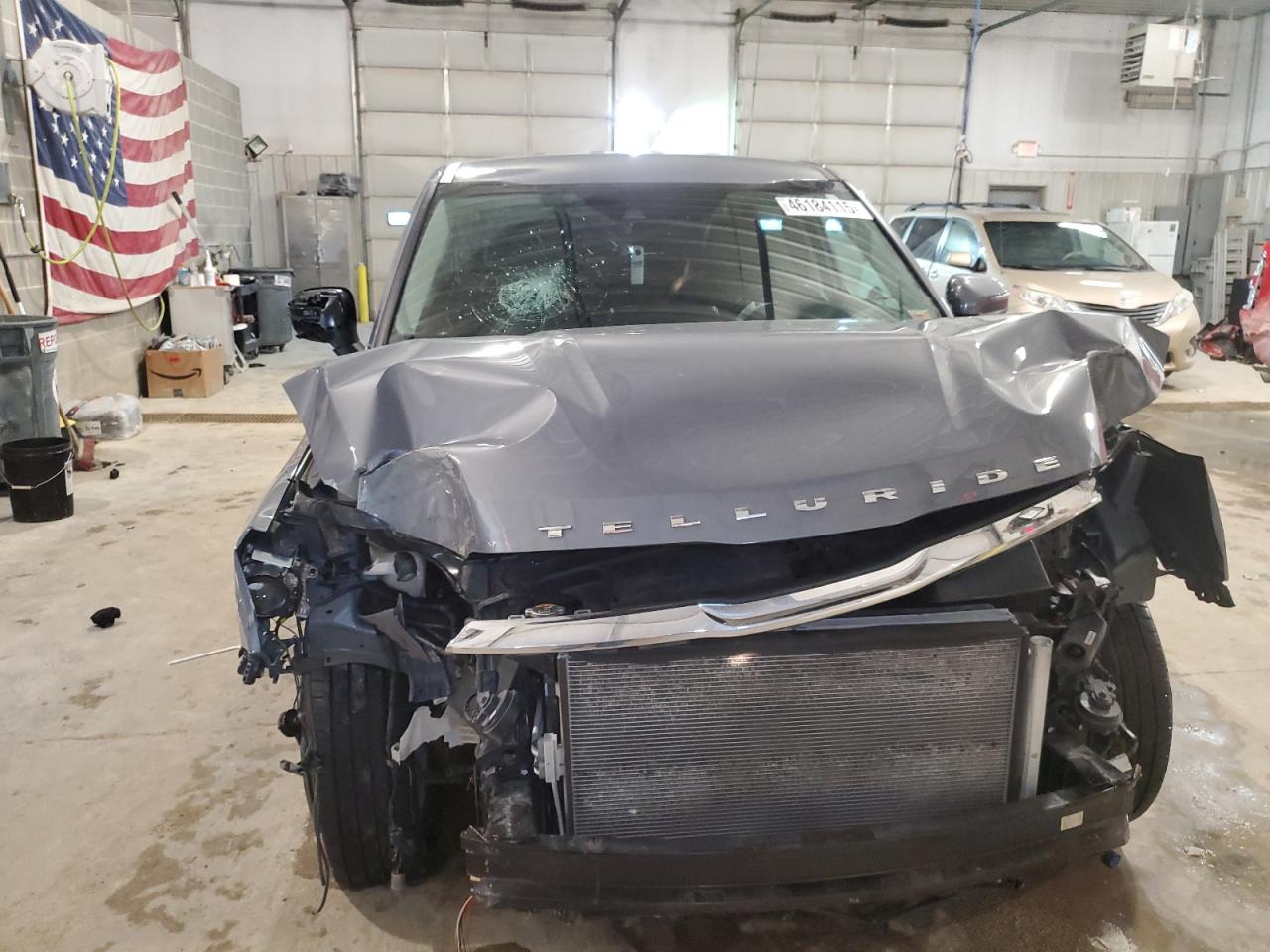 2020 KIA Telluride VIN 5XYP24HC7LG066333 Copart auction photo, front end / minor dent/scratches damage thumbnail 5