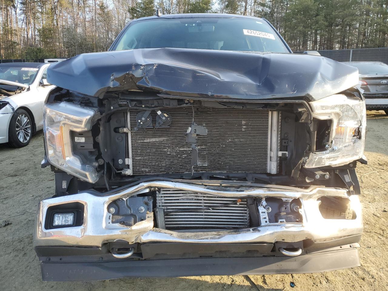 2020 Ford F-150 VIN 1FTEW1EP8LFC00965 Copart auction photo, front end damage thumbnail 5