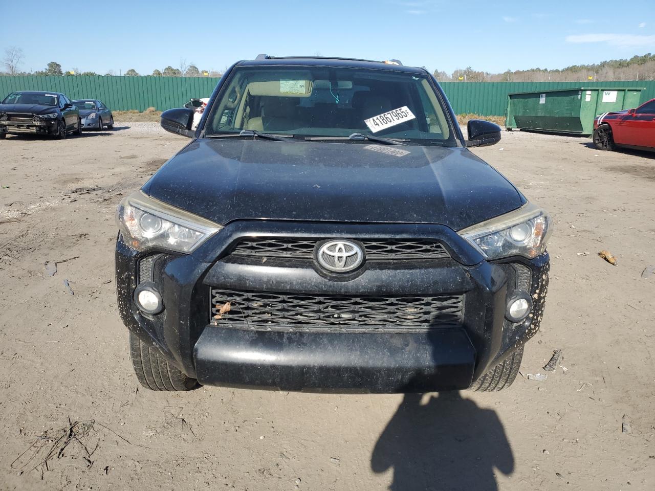 2014 Toyota 4Runner VIN JTEBU5JR0E5163132 Copart auction photo, mechanical damage thumbnail 5