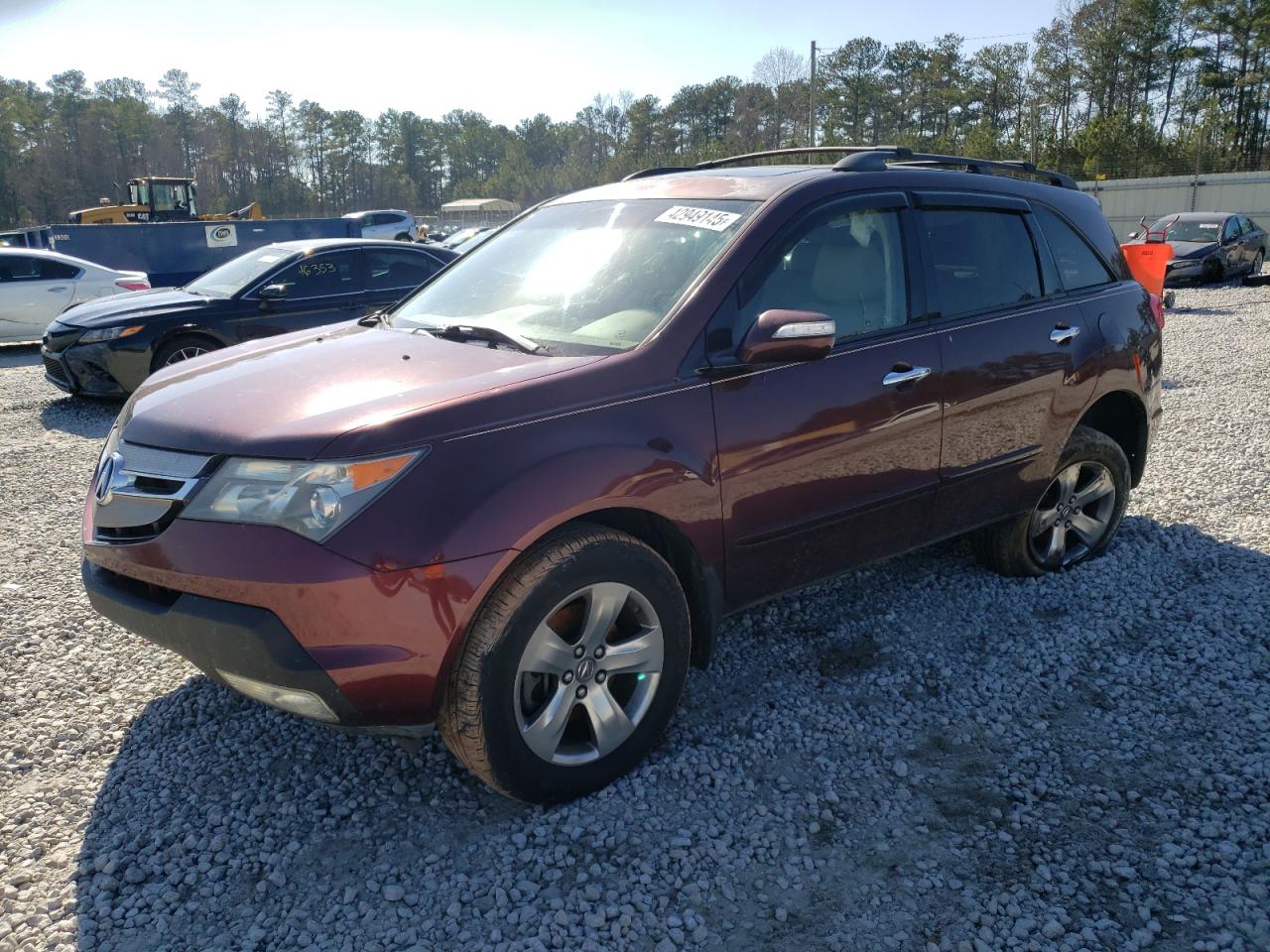2007 Acura MDX VIN 2HNYD28847H524135